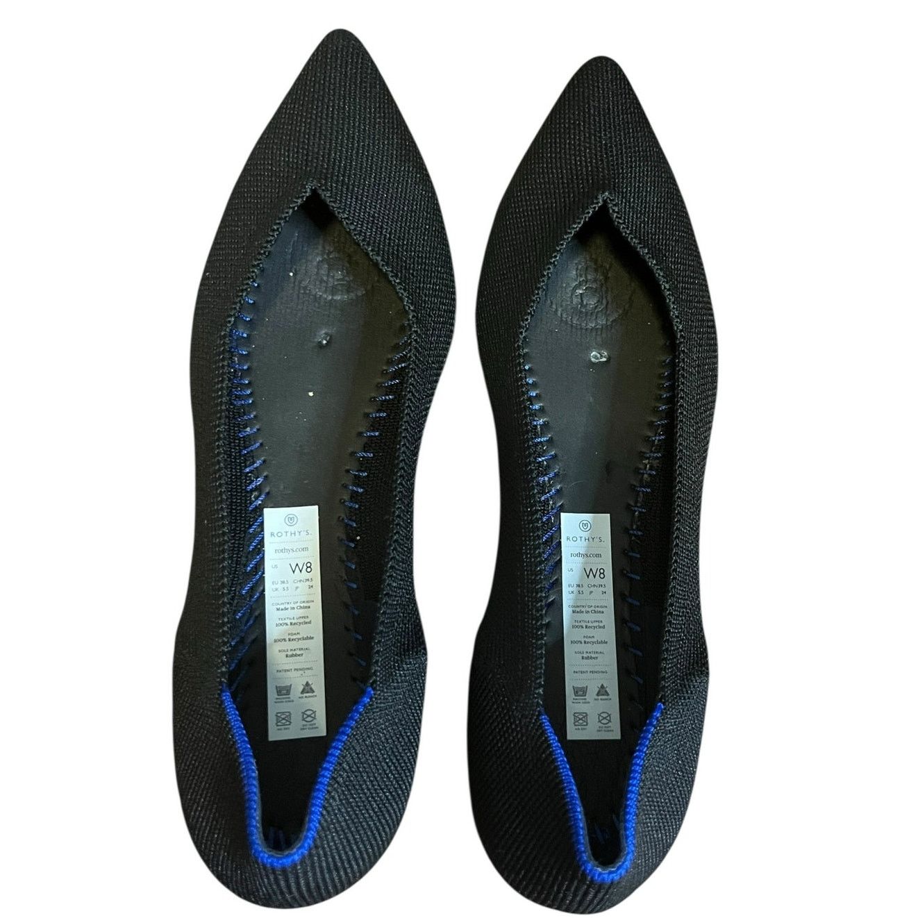 Rothy's Rothy’s The Point Women’s Flats Black Size 8 Size US 8 / IT 38 - 11 Thumbnail