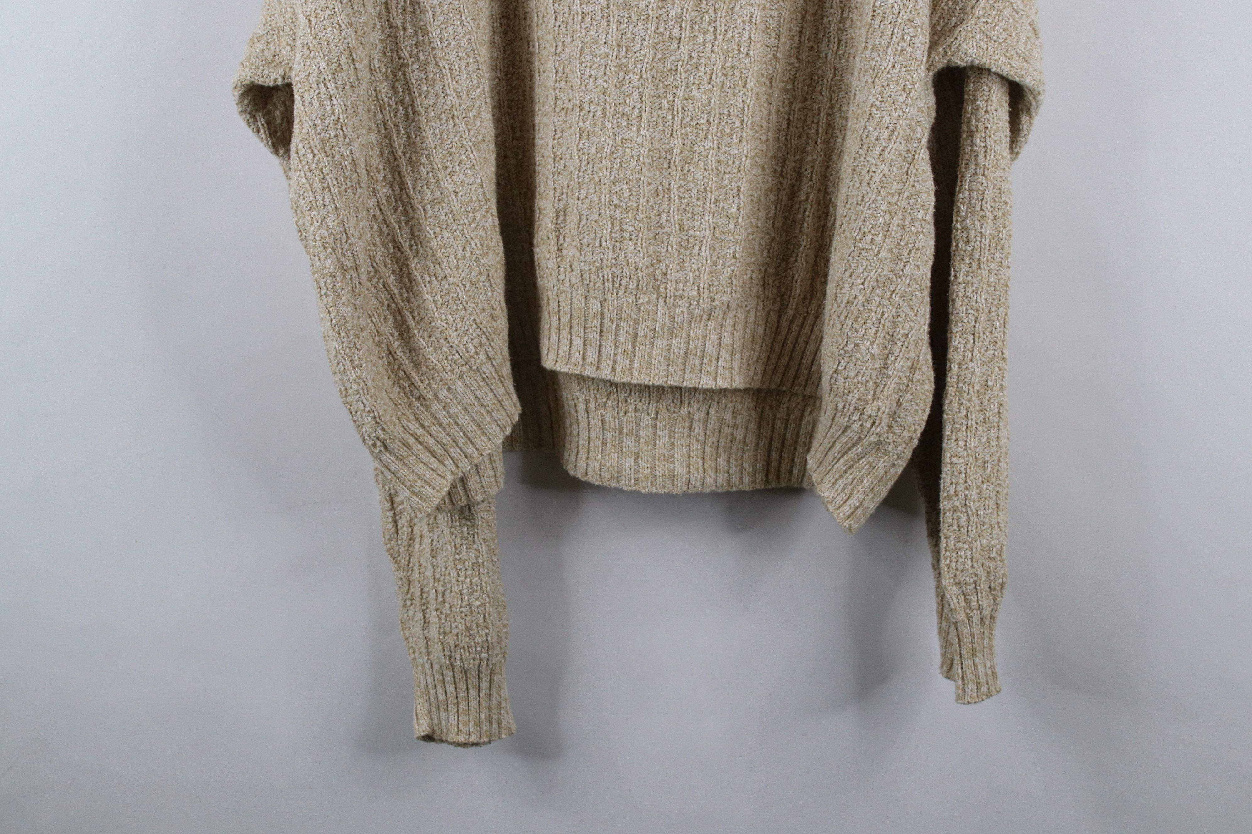 Vintage Vintage 90s Streetwear Ribbed Knit Henley Sweater USA Size US XL / EU 56 / 4 - 10 Thumbnail