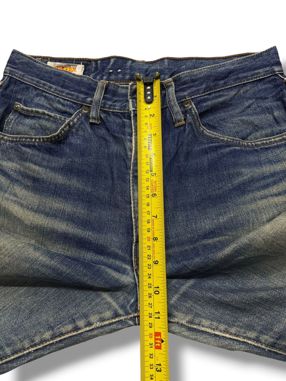 Big John Vintage 80s BIG JOHN BIG-WASHING Japan | Relaxed Straight 29 Size US 29 - 16 Thumbnail
