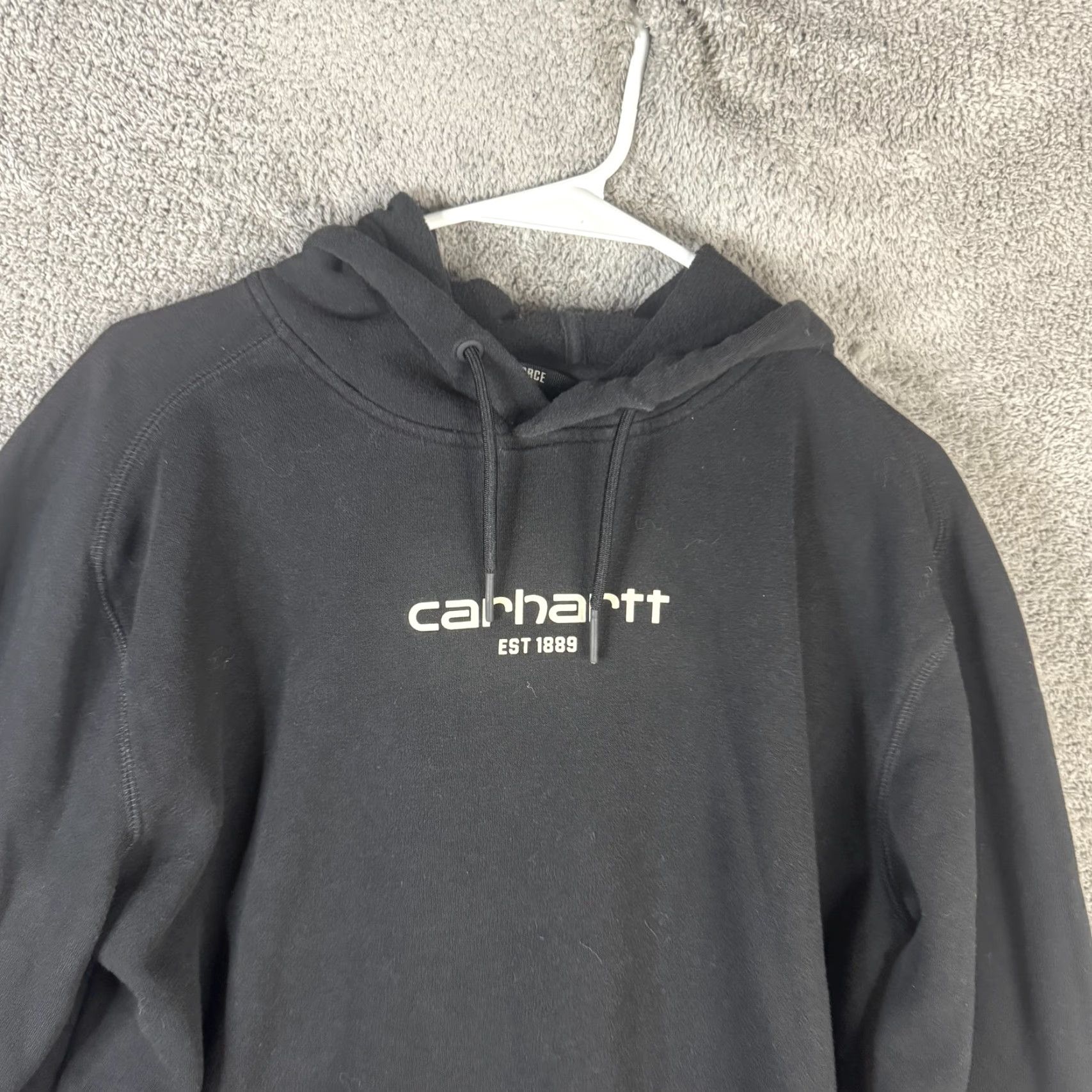 Carhartt Carhartt Force Hoodie Mens M Black Fleece Pullover Logo Sweatshirt Size US M / EU 48-50 / 2 - 5 Thumbnail