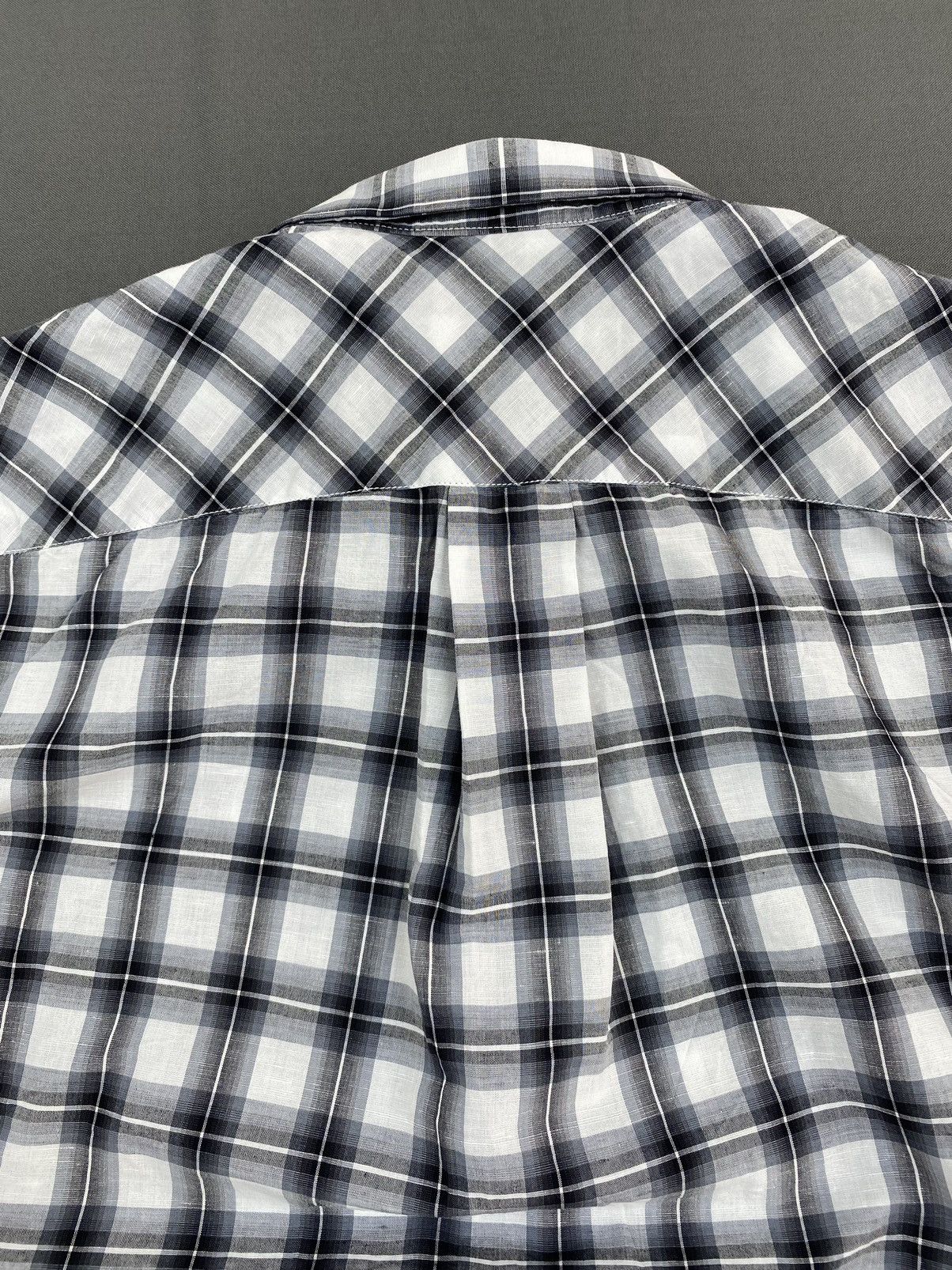Takeshy Kurosawa Takeshy Kurosawa Homme Check Split Short Sleeve Shirt Size US S / EU 44-46 / 1 - 5 Thumbnail