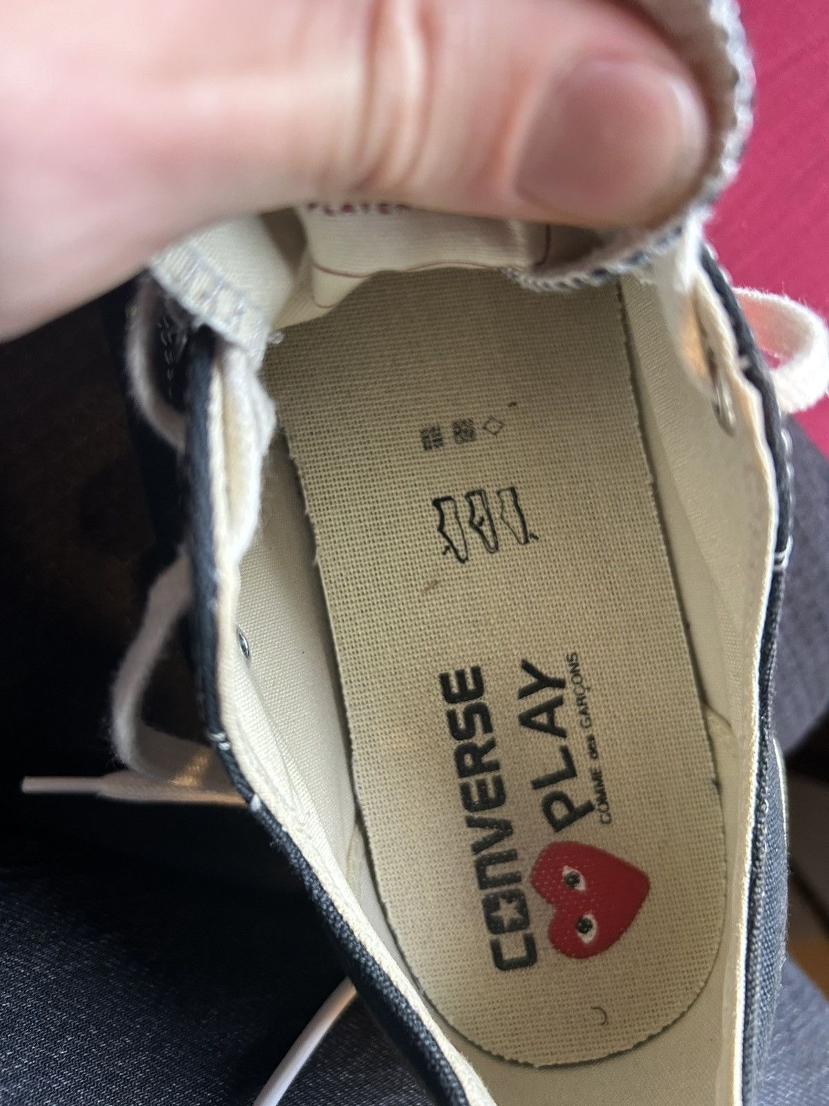 Comme des Garcons × Comme des Garcons PLAY Cdg play converse low top Size US 10 / EU 43 - 10 Thumbnail