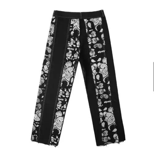 Jean Black bandana pants Size US 32 / EU 48 - 2 Thumbnail