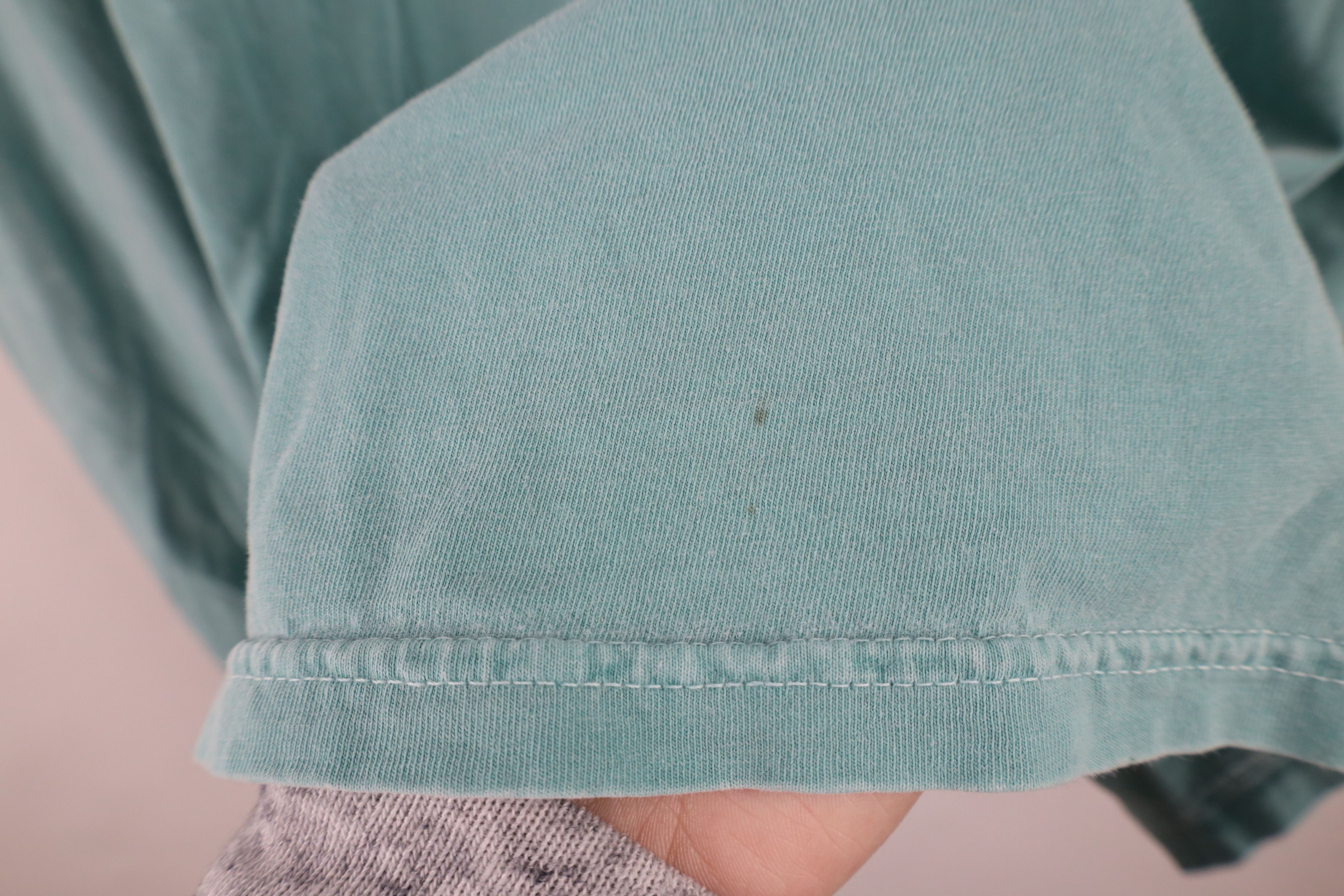 Vintage Vintage 90s Streetwear Stonewash Blank Long Sleeve T-Shirt Size US XL / EU 56 / 4 - 6 Thumbnail