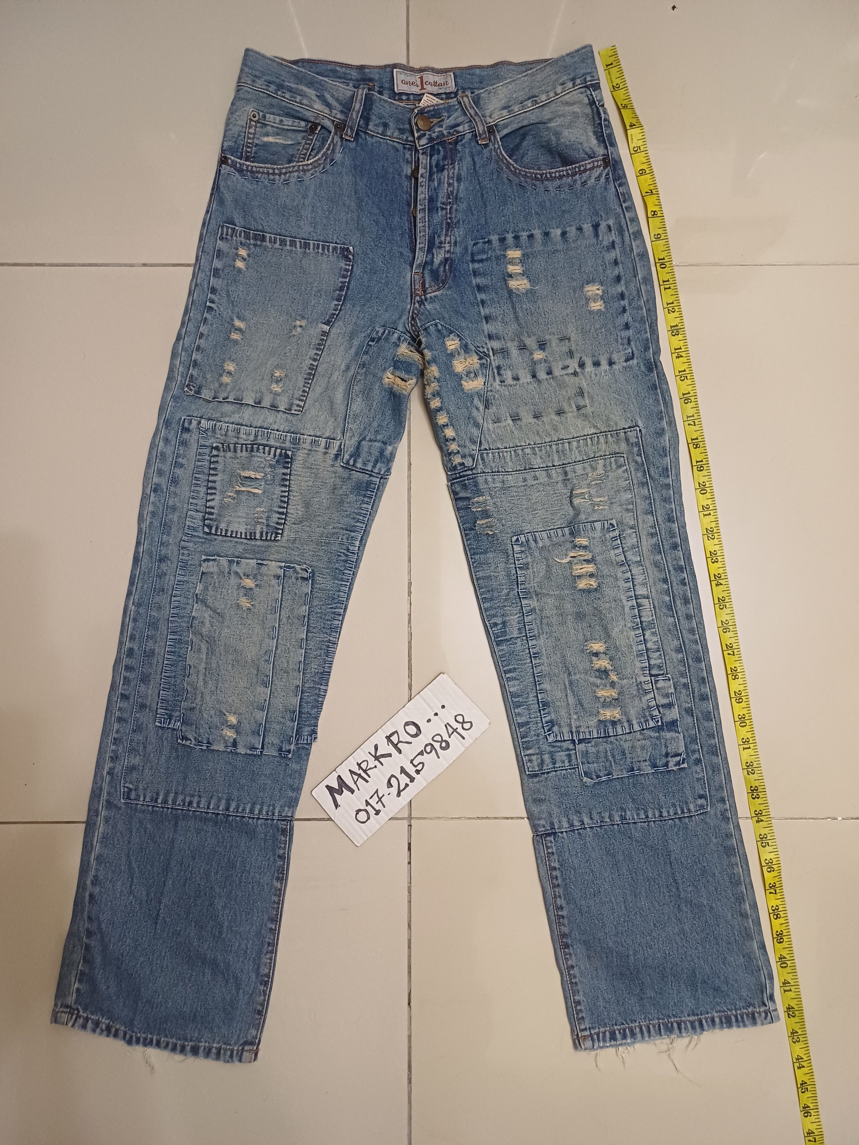 Other Sashiko Distressed design jeans... 🔥🔥🔥 Size US 30 / EU 46 - 1 Thumbnail