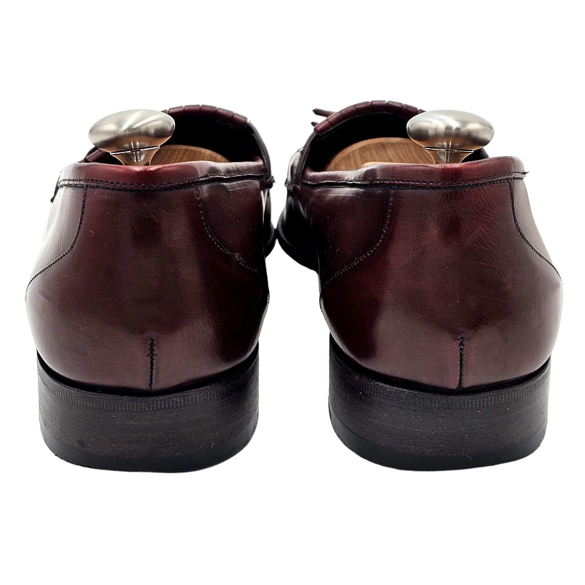 Bragano × Cole Haan Vintage Bragano Cole Haan Italy 10.5 Burgundy Leather Dress Size US 10.5 / EU 43-44 - 5 Thumbnail