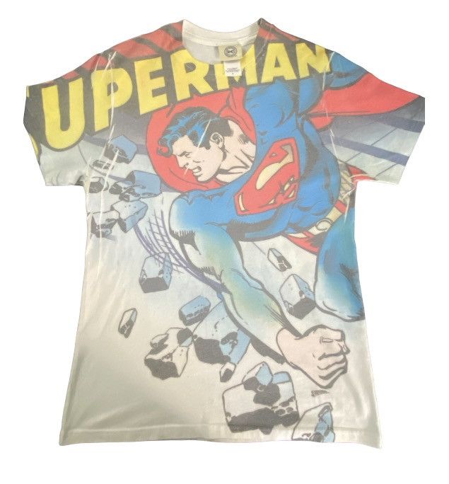 DC Comics × Vintage Vintage DC Comics Superman Shirt Size S / US 4 / IT 40 - 1 Thumbnail