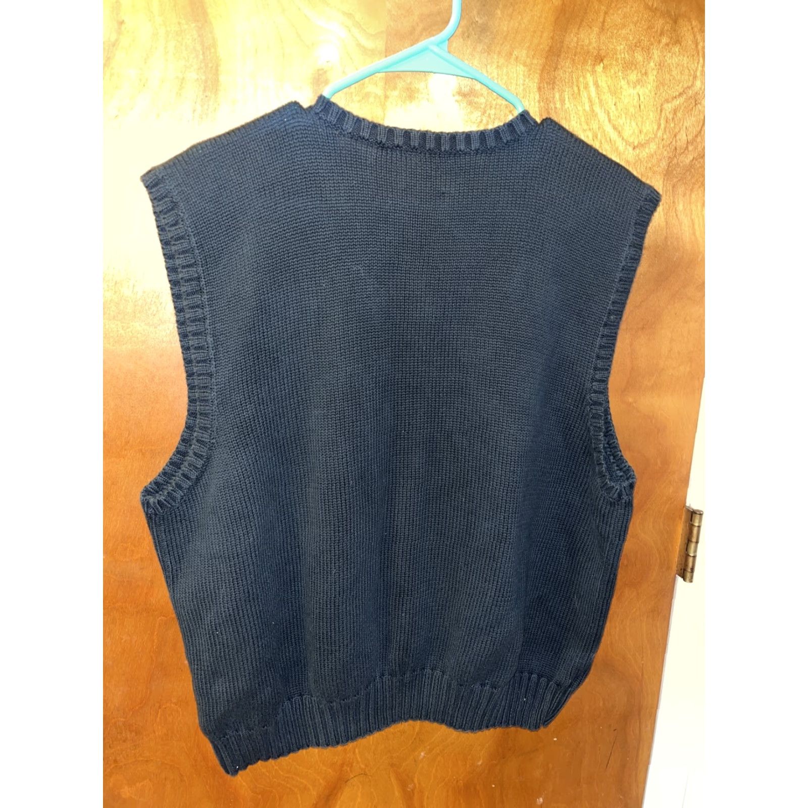 Polo Ralph Lauren VINTAGE Polo Ralph Lauren Knit Vest Men XL Navy Blue Casual Classic 90s Preppy All Seasons Size US XL / EU 56 / 4 - 5 Thumbnail