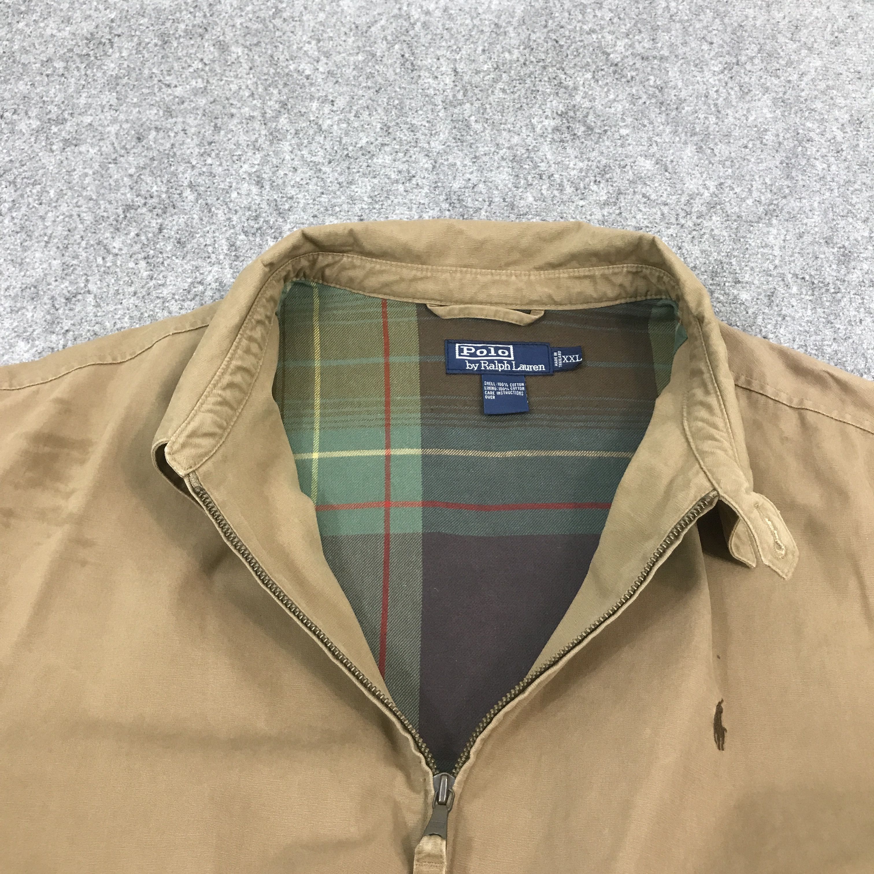 Polo Ralph Lauren Vtg Polo ralph lauren brown zipper jacket Size US XXL / EU 58 / 5 - 5 Thumbnail