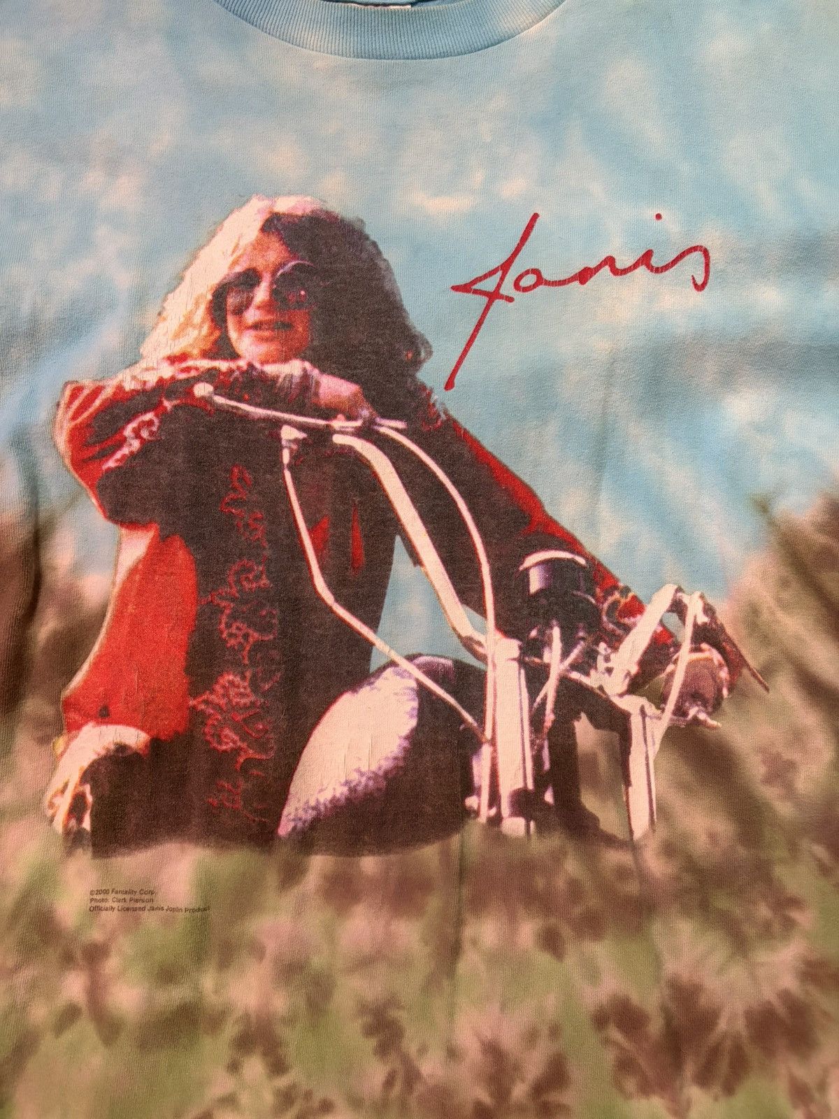 Fruit Of The Loom Vintage Janis Joplin Tie Dye T Shirt 2000 Size US XL / EU 56 / 4 - 2 Thumbnail