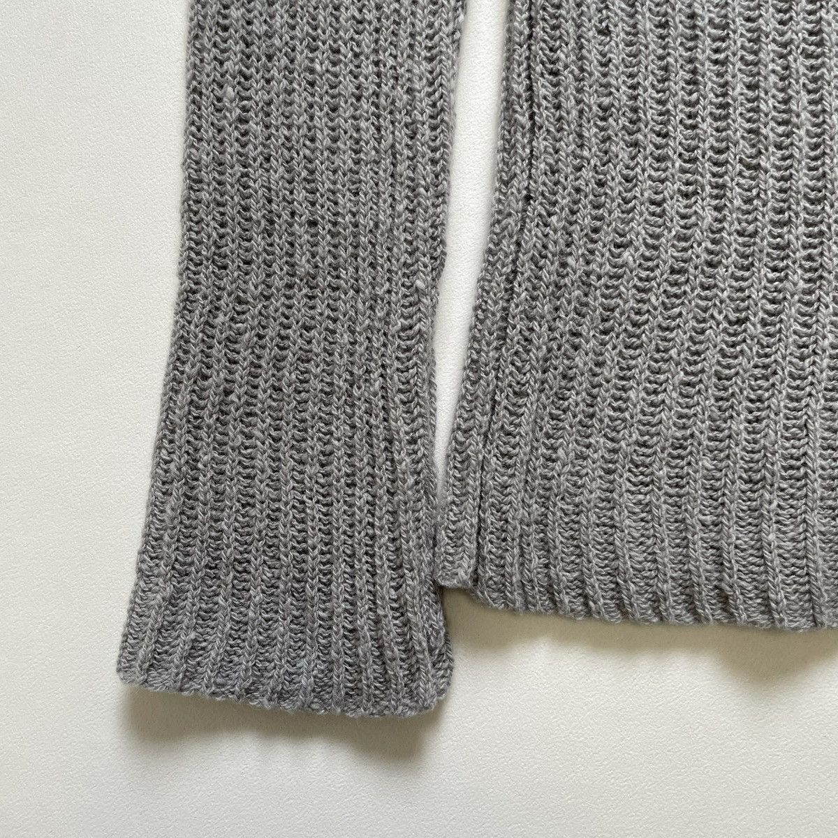 Dries Van Noten A/W 23 ‘Cobweb Weave’ Gray Sweater Size US M / EU 48-50 / 2 - 6 Thumbnail