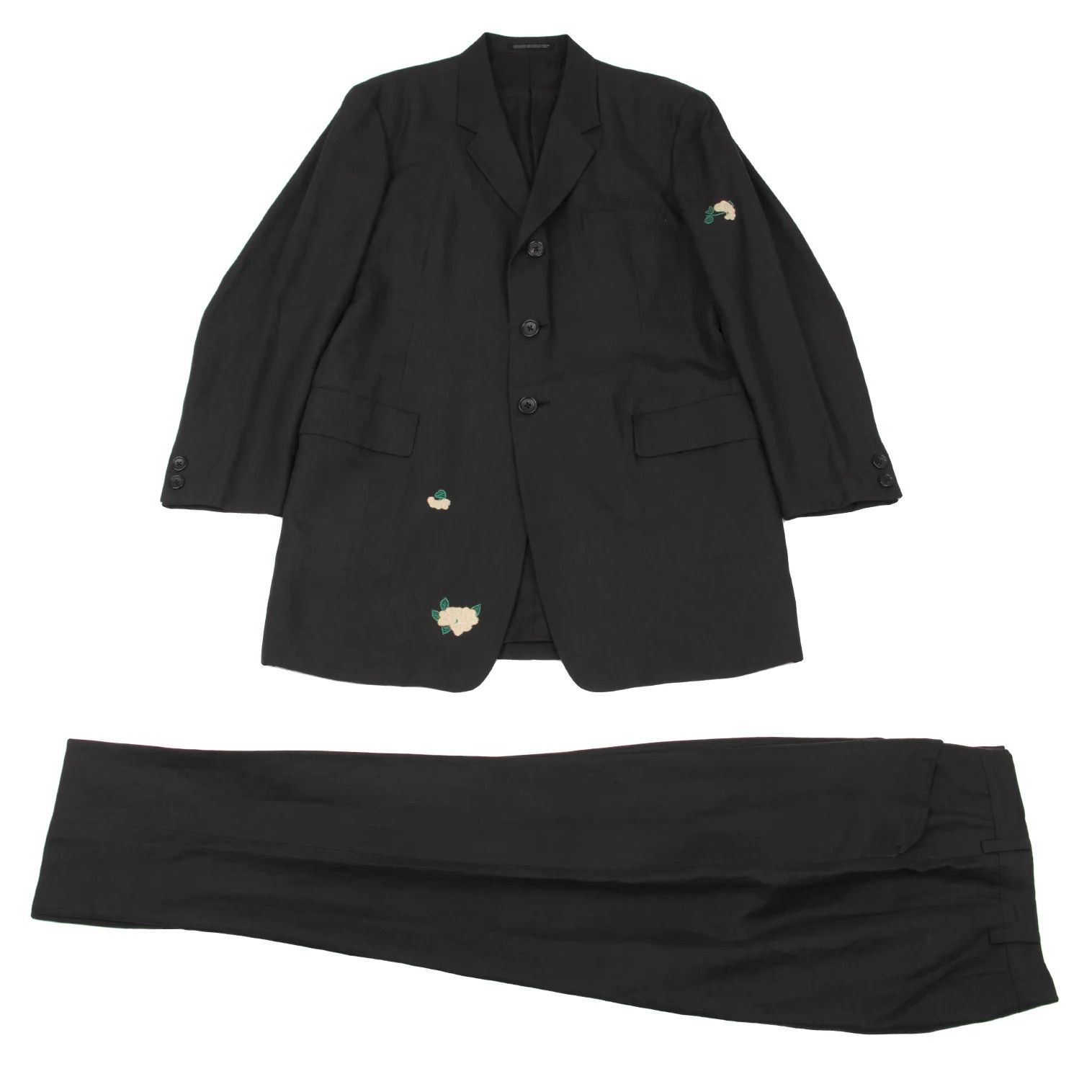 Yohji Yamamoto Yohji Yamamoto Botanical Patch Linen Long Jacket Size US S / EU 44-46 / 1 - 17 Thumbnail