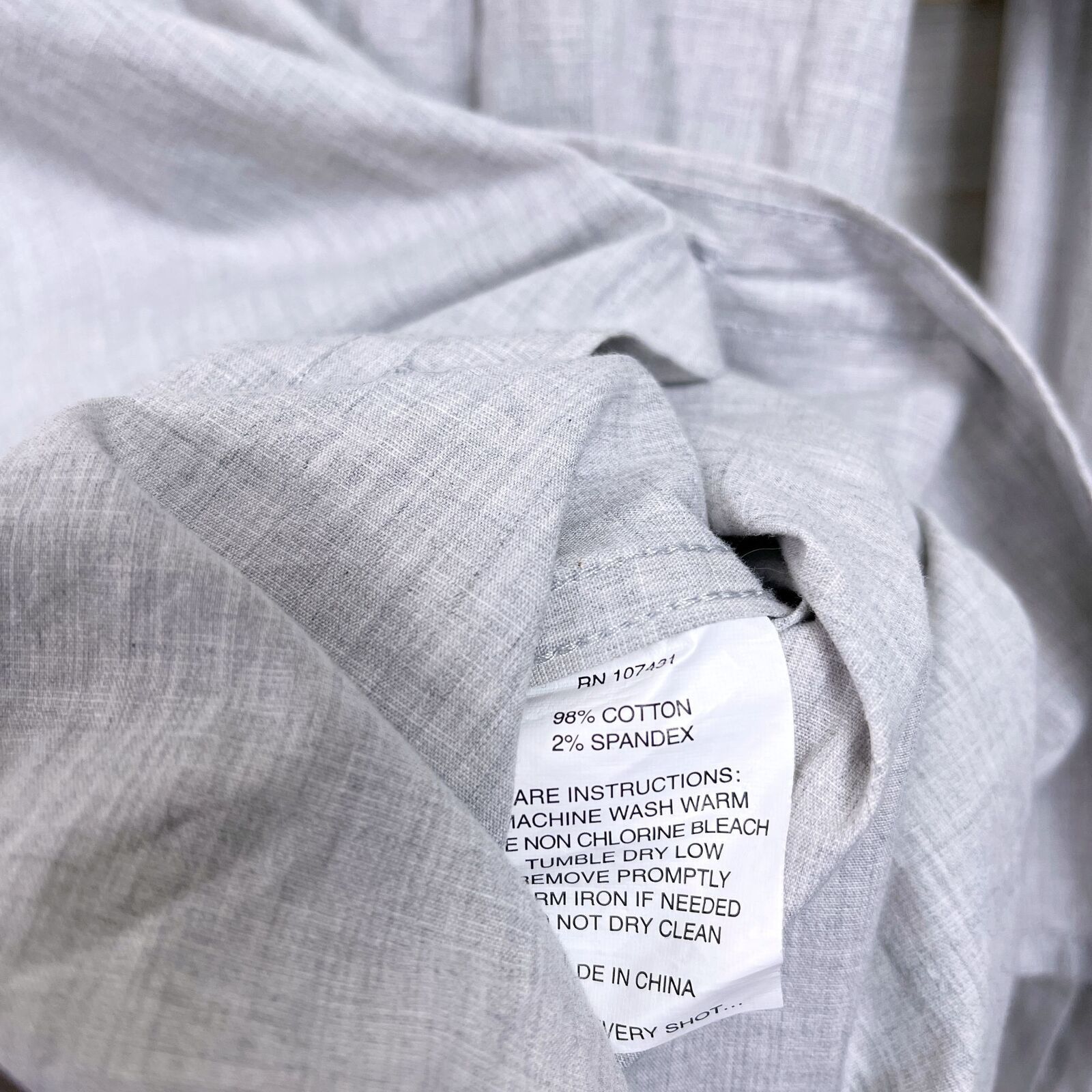 Other LINKSOUL Long Sleeve Button Down Shirt Gray Lightweight L Size US L / EU 52-54 / 3 - 7 Thumbnail