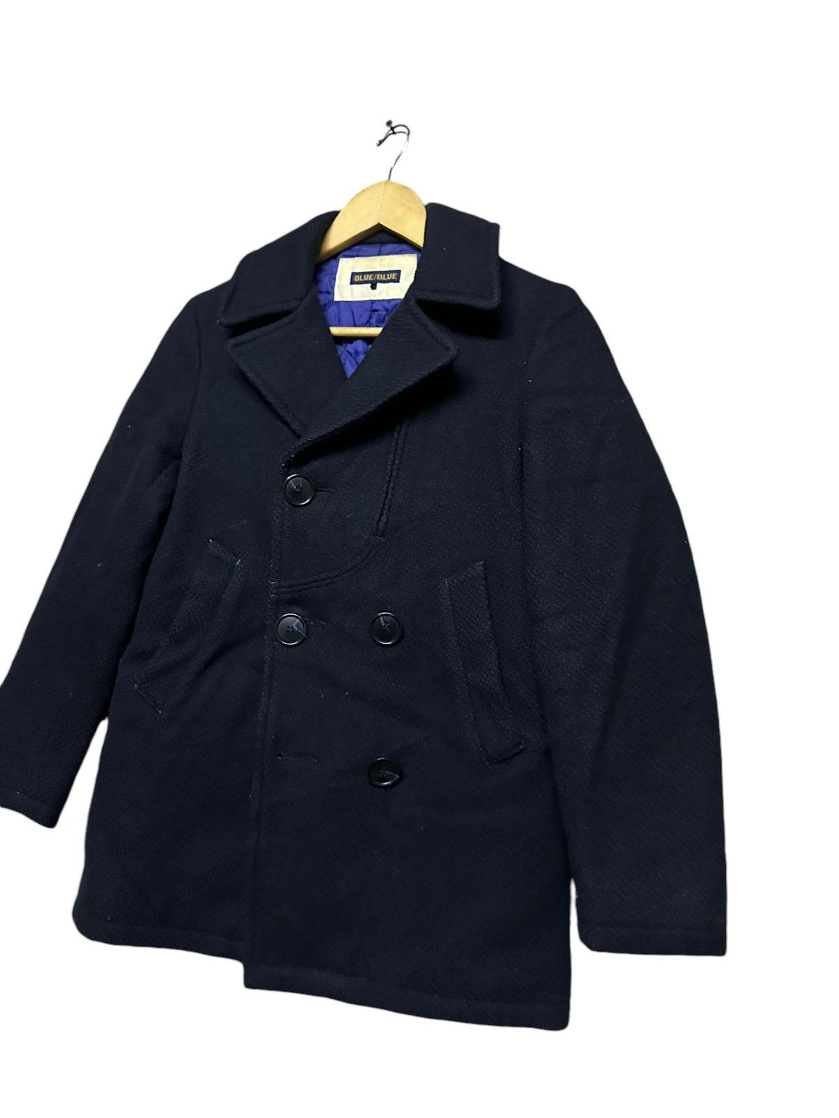 Blue Blue Japan Blue Blue Japan Wool Peacoat Jacket Size US S / EU 44-46 / 1 - 4 Thumbnail