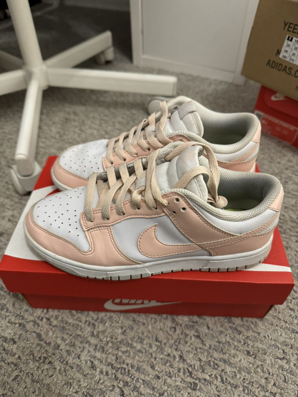 Nike Nike Dunk Low Next Nature Pink Coral Size US 7 / IT 37 - 5 Thumbnail