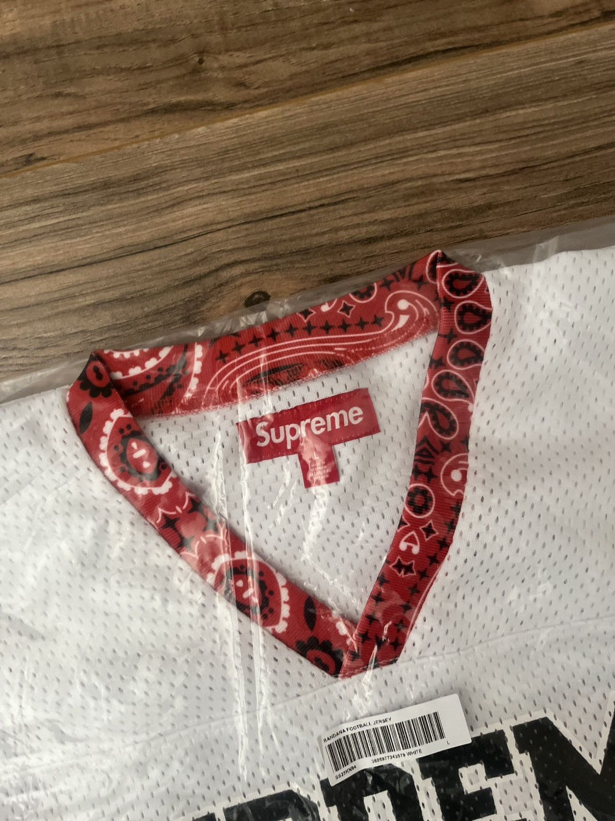Supreme Supreme Bandana Football Jersey Size US L / EU 52-54 / 3 - 4 Thumbnail