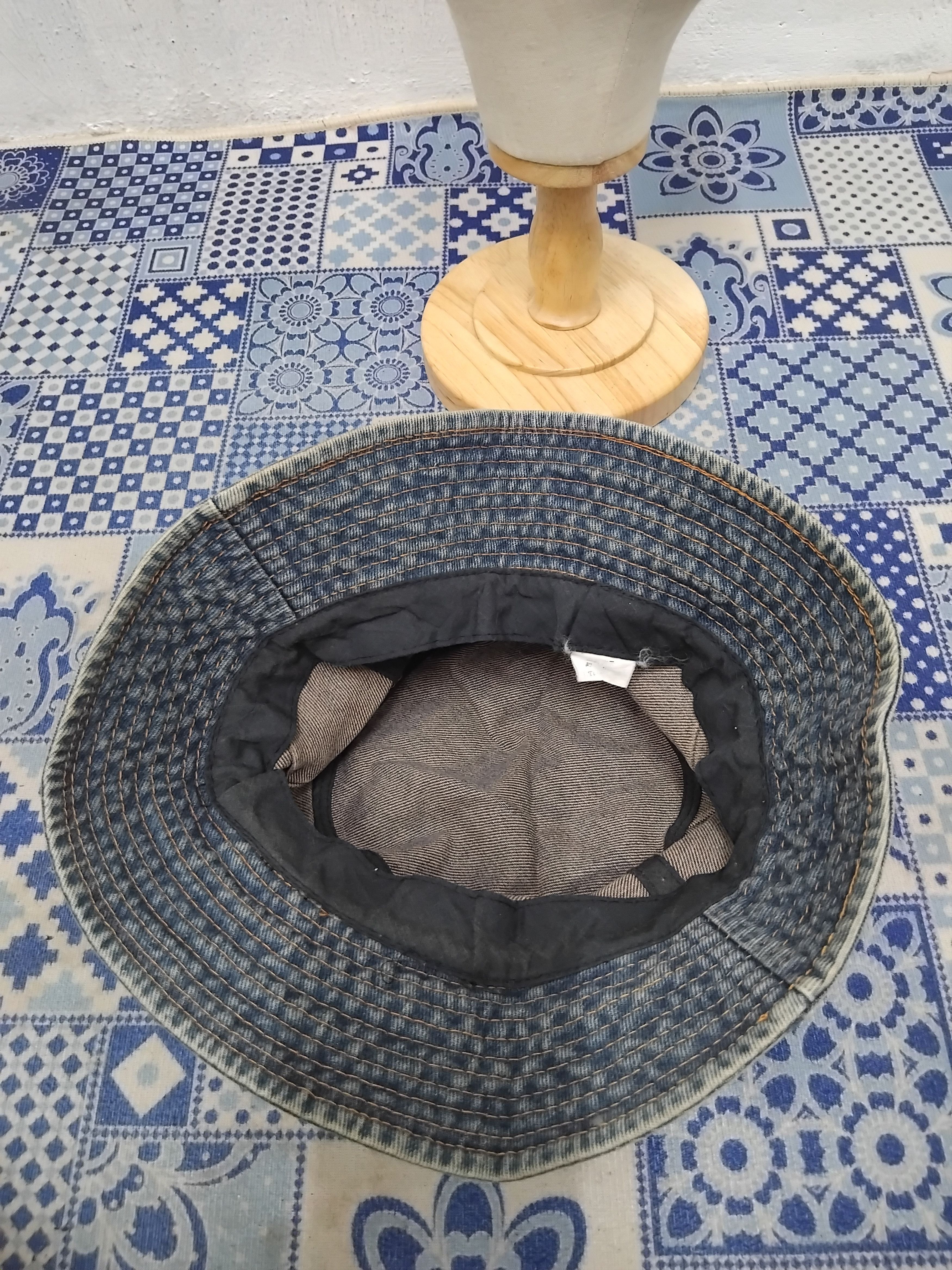 PPFM 💥Inspired Japanese patchwork denim hat Size ONE SIZE - 3 Thumbnail