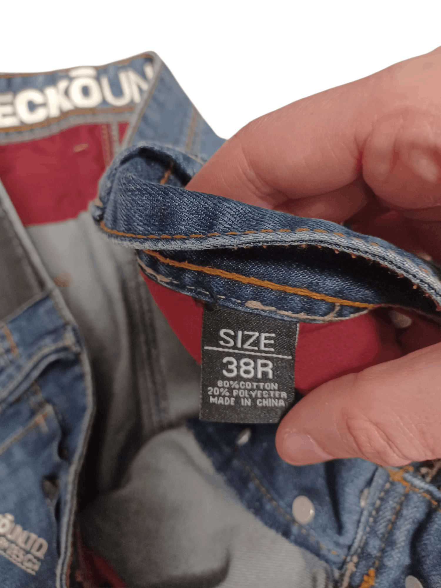 Ecko Unltd. ECKO UNLTD BIGLOGO FIRE SK8 STREETWEAR JEANS DENIM Size US 38 / EU 54 - 8 Thumbnail