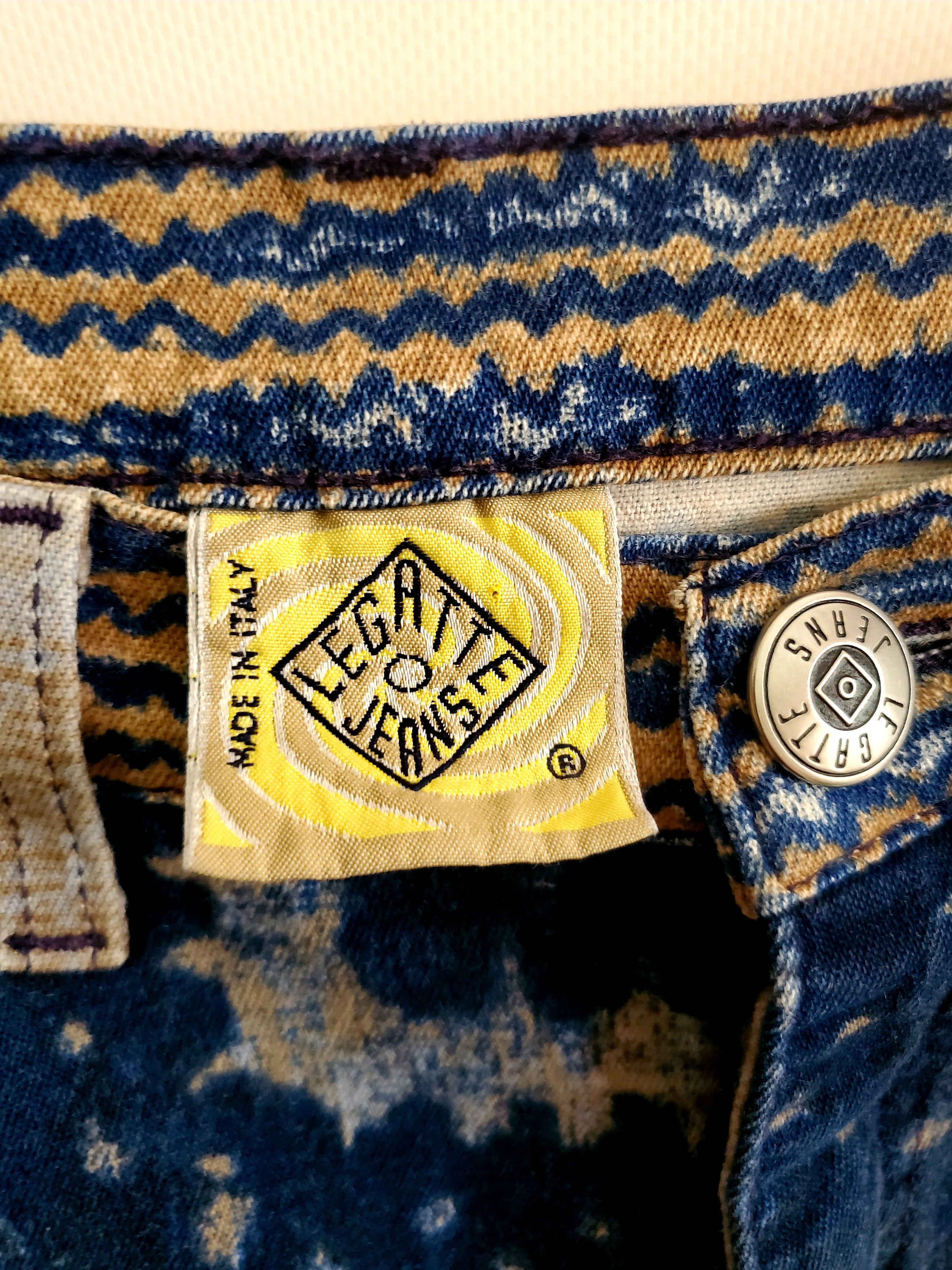 Japanese Brand × Vintage Legatte 90s Y2K Flare Jeans with Spiritual Patchs Size 28" / US 6 / IT 42 - 5 Thumbnail