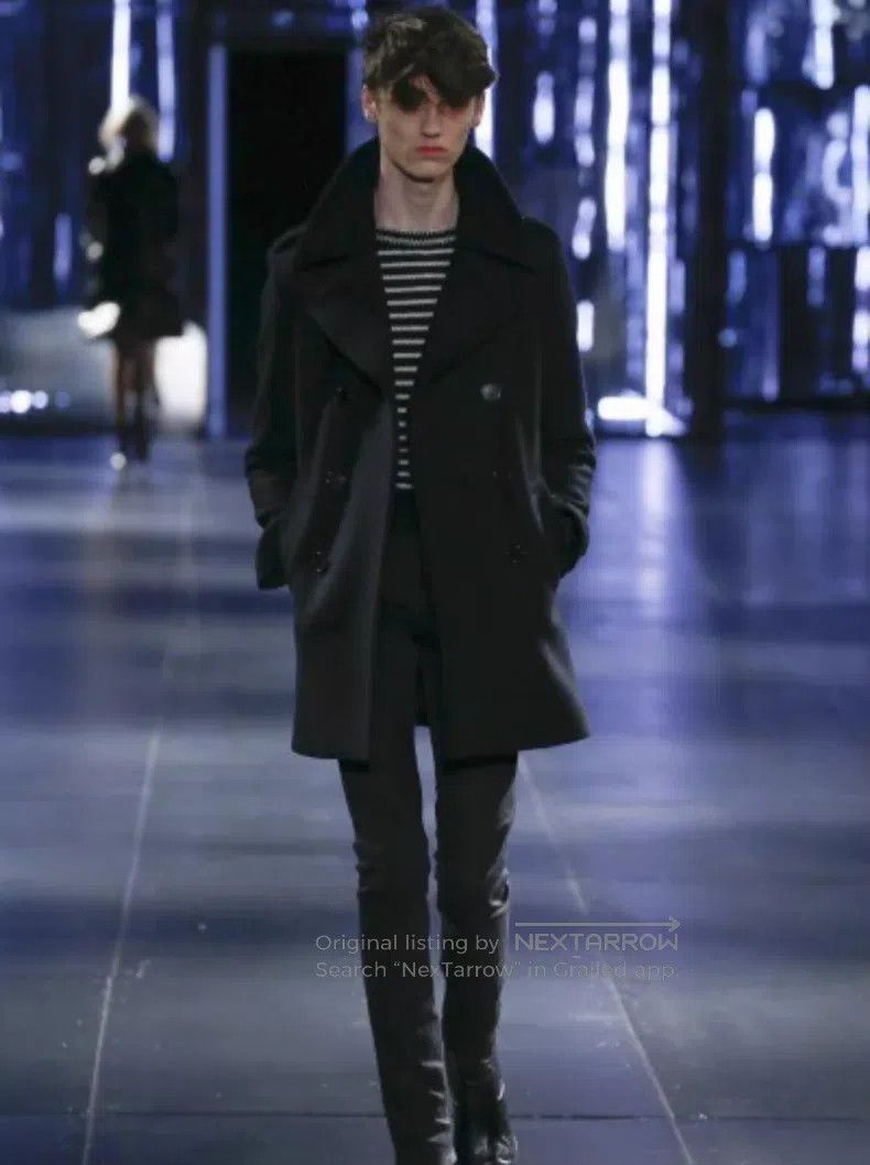 Saint Laurent Paris Saint Laurent Paris Overcoat i Size US M / EU 48-50 / 2 - 1 Thumbnail