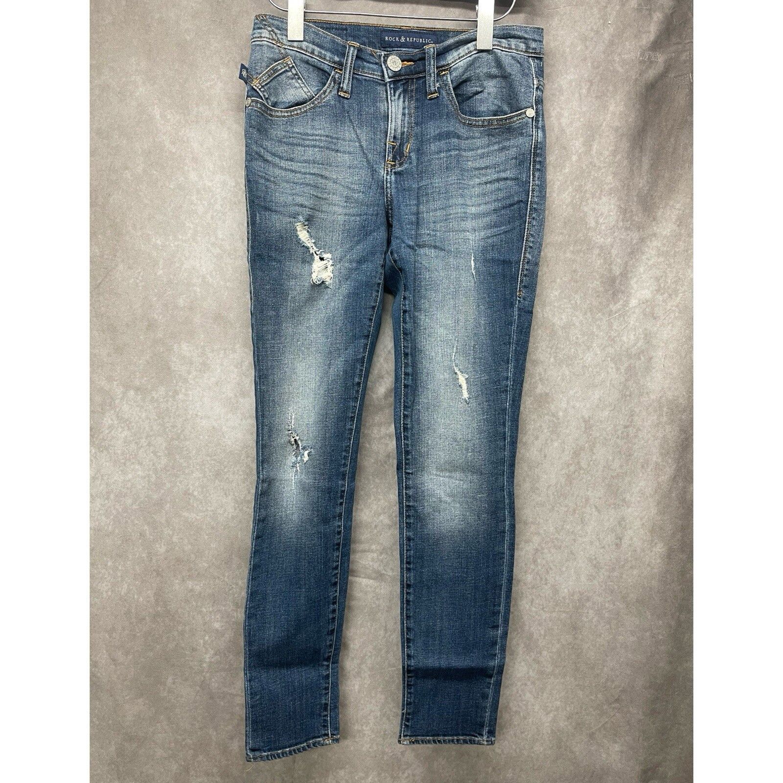 Rock & Republic Rock & Republic Jeans Women’s 6 M / 27 Length Blue Berlin Sk Size 28" / US 6 / IT 42 - 1 Thumbnail
