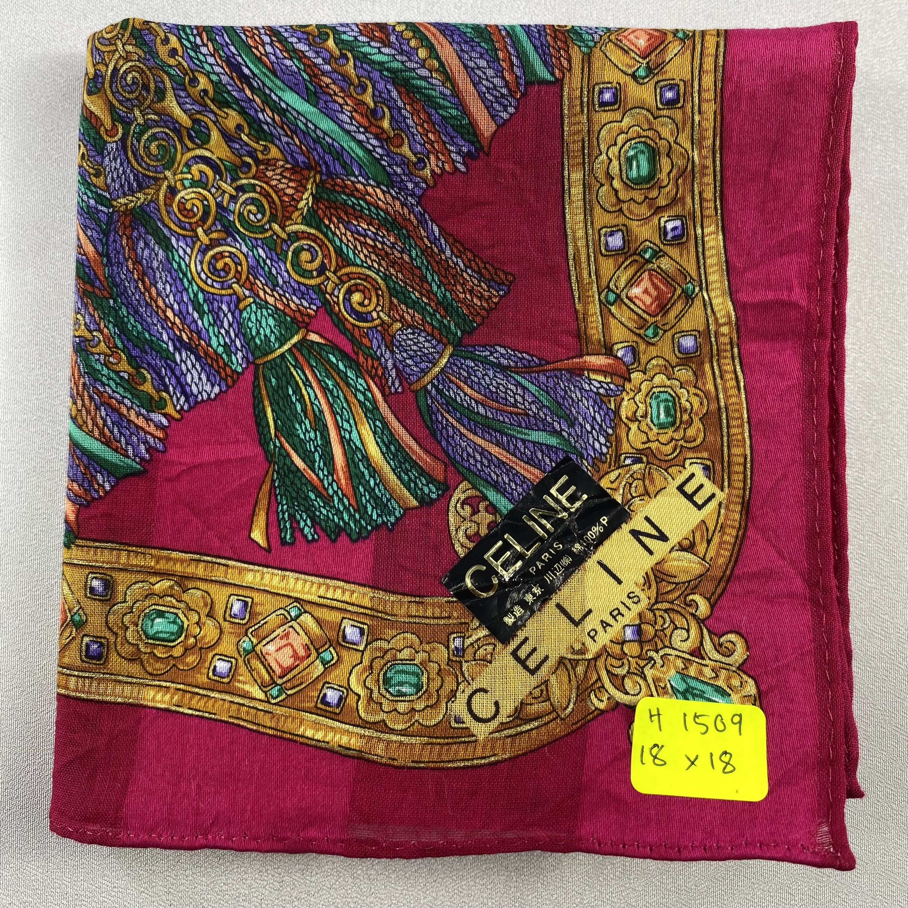 Celine × Vintage Celine Bandana/ Handkerchief / Neckerchief Size ONE SIZE - 5 Thumbnail