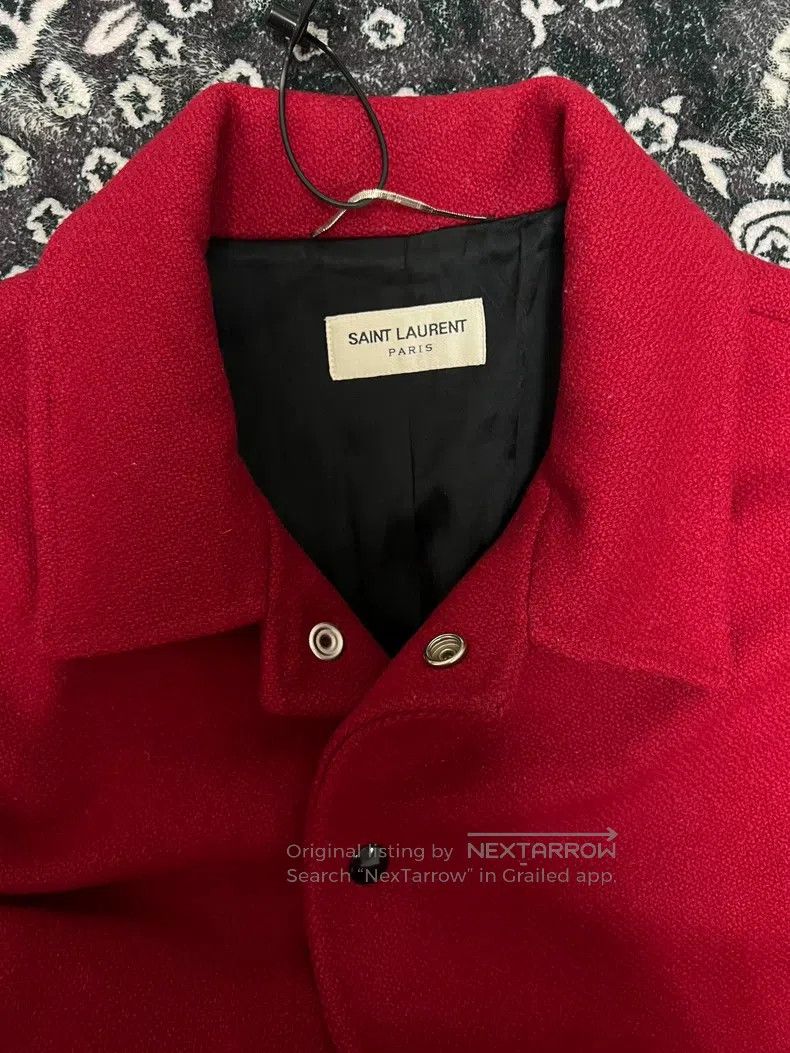 Saint Laurent Paris Saint Laurent Paris Baseball jacket coat Size US M / EU 48-50 / 2 - 3 Thumbnail
