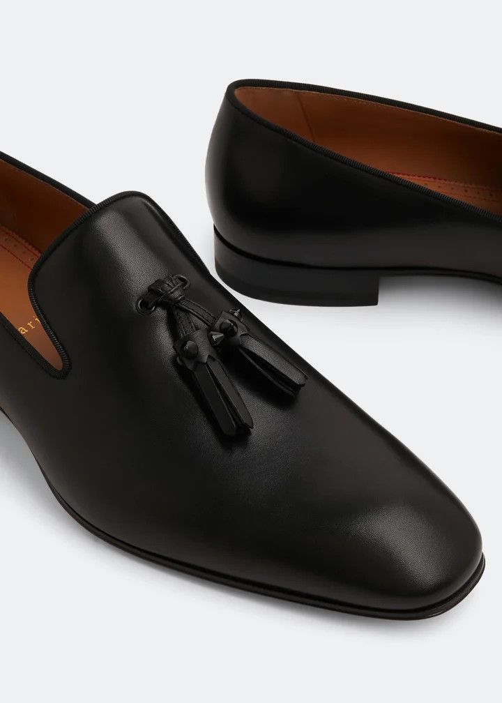 Christian Louboutin o1bcso1str0326 Slip Ons in Black Size US 12 / EU 45 - 2 Thumbnail