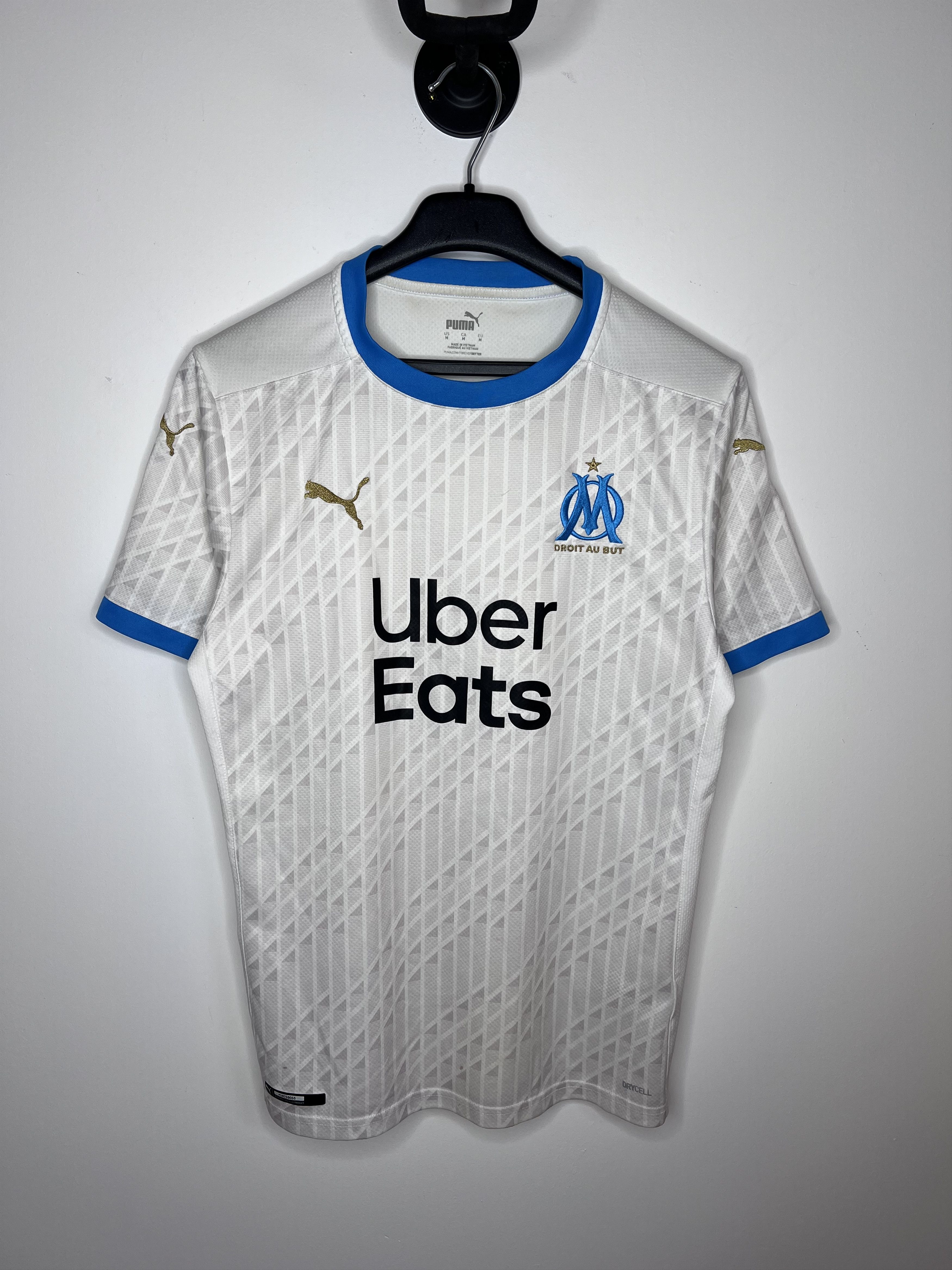 Adidas OLYMPIQUE MARSEILLE 2020 HOME FOOTBALL SHIRT SOCCER JERSEY Size US M / EU 48-50 / 2 - 1 Thumbnail