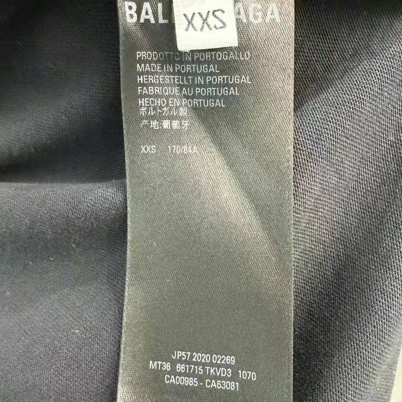 Balenciaga Balenciaga Black distressed Free letter embroidery Logo sh Size US XXS / EU 40 - 5 Thumbnail