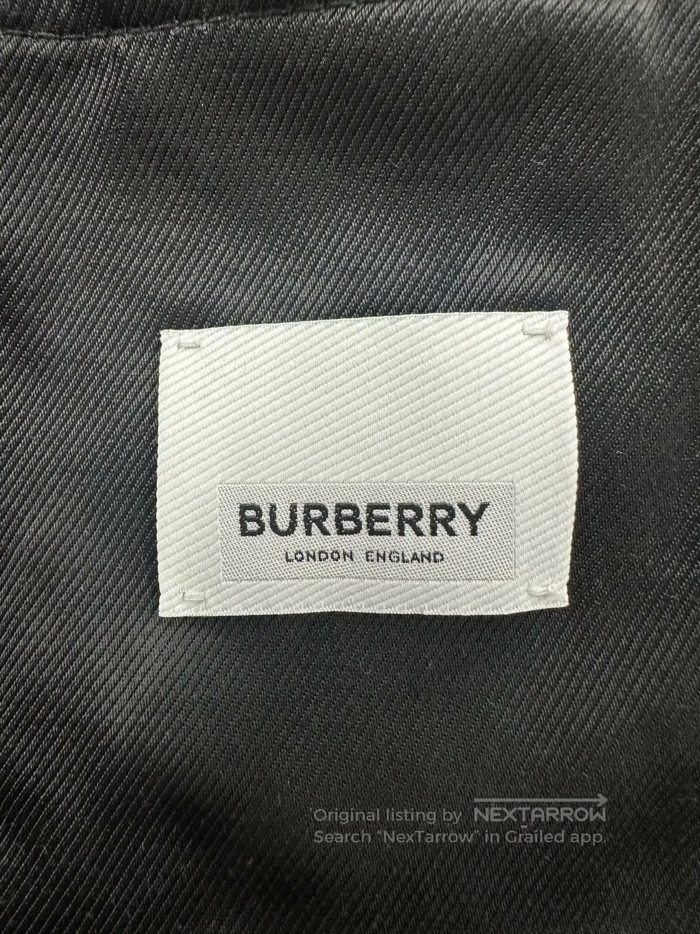 Burberry Burberry Blue Pocket Embroidered Logo Jacket Fleece Coat| Size M / US 6-8 / IT 42-44 - 3 Thumbnail