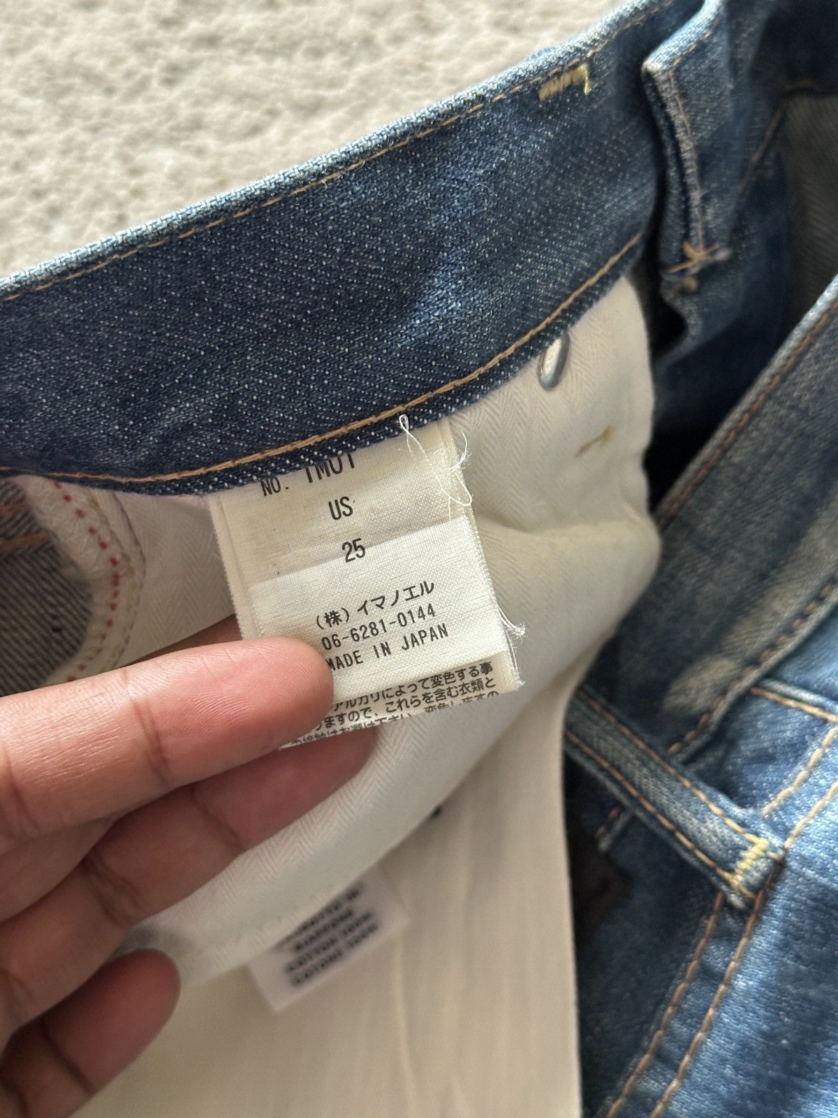 Japanese Brand 2000s Immanoel Cross Pocket Jeans Size US 30 / EU 46 - 12 Thumbnail