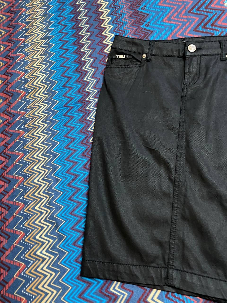 Versace Rare Vintage 90s Gianni Versace Corduroy Midi Skirt Size 31" - 4 Thumbnail