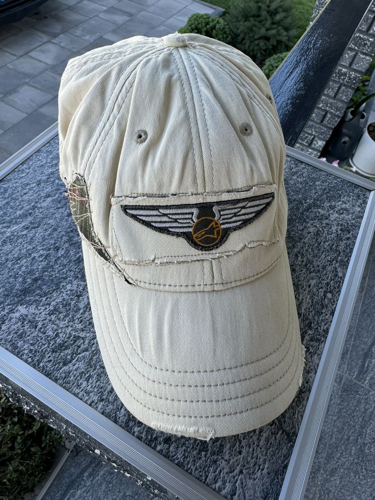 Alpinestars Vintage Alpinestars Cap Camo Army Y2K Distressed Size ONE SIZE - 2 Thumbnail