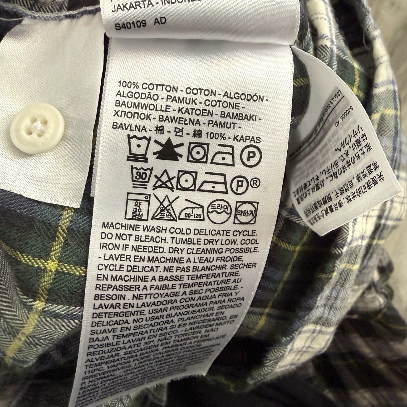 Levi's Levi’s Flannel Shirt Mens XXL Blue Tartan Plaid Lightweight Button Up Casual Travel Size US XXL / EU 58 / 5 - 4 Thumbnail