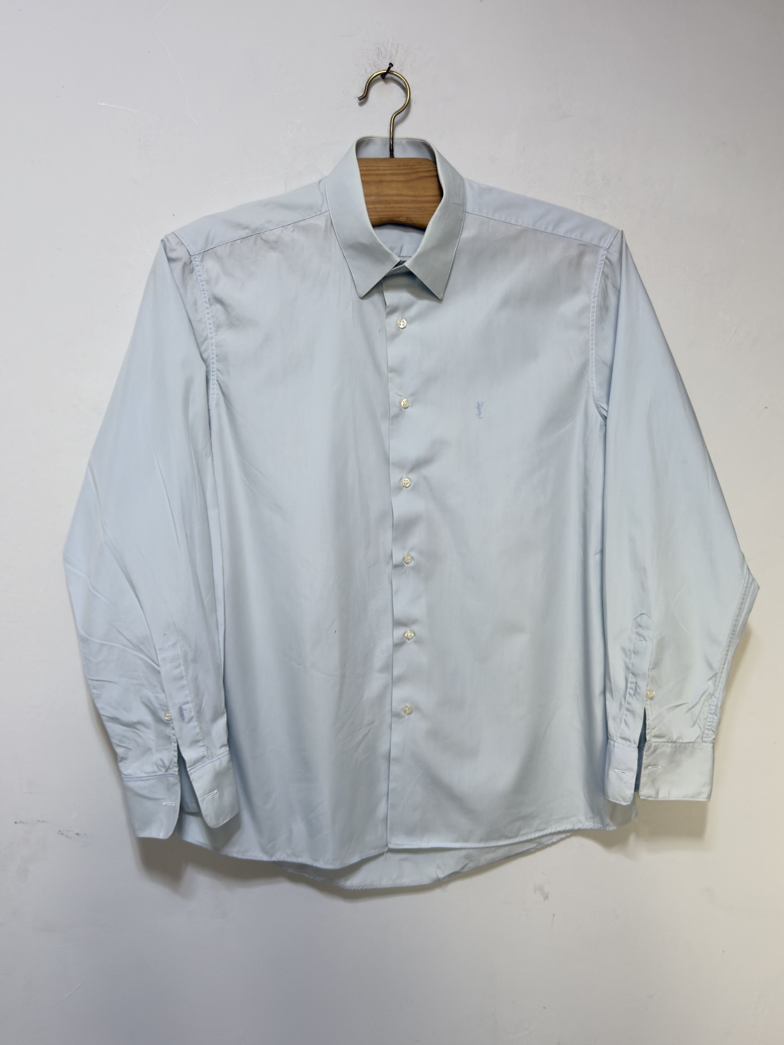 Yves Saint Laurent 🔥 ysl casual No pocket shirt Yves Saint Laurent size L Size US L / EU 52-54 / 3 - 2 Thumbnail