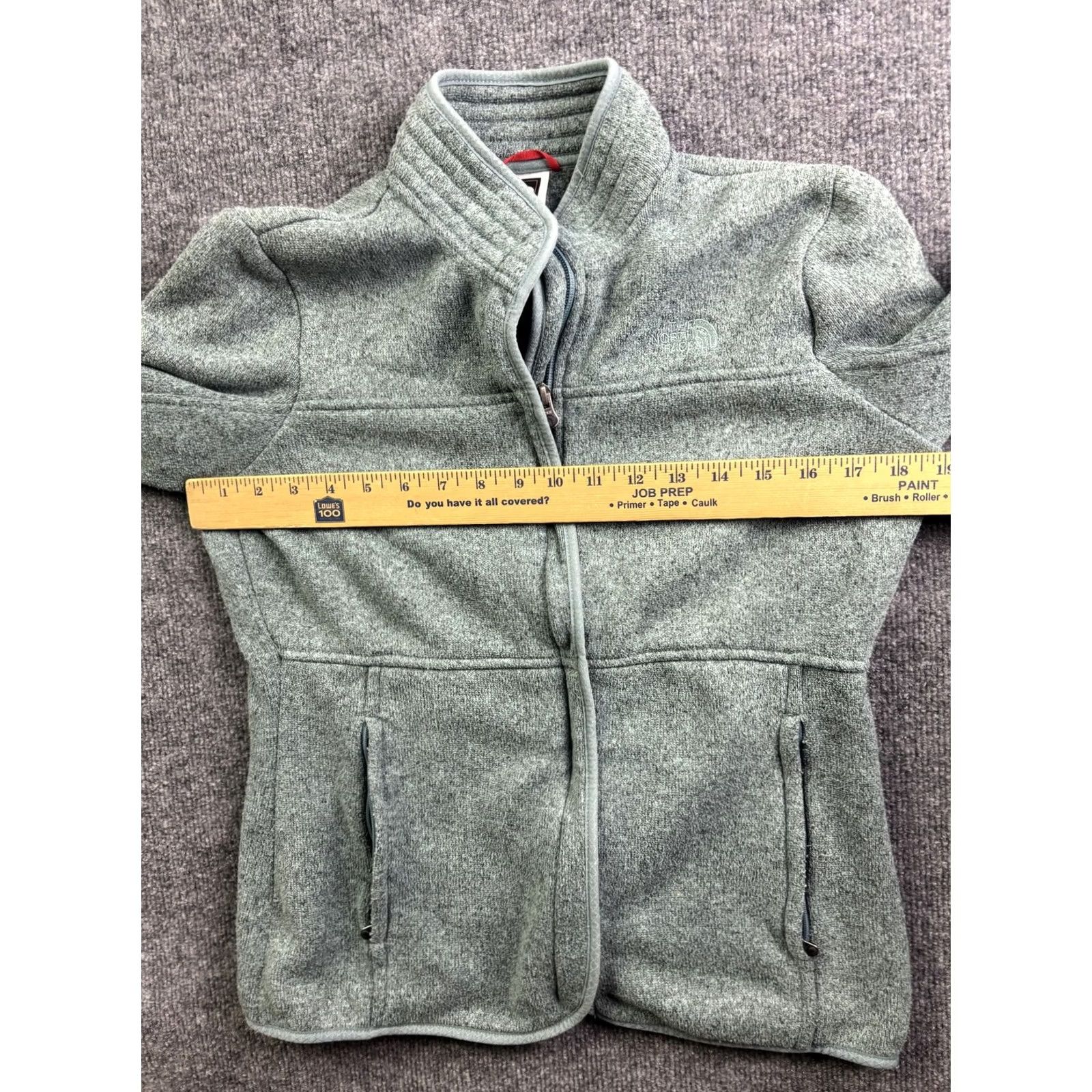 The North Face The North Face Womens Fleece Jacket M Gray Full Zip Pockets Collared Size M / US 6-8 / IT 42-44 - 5 Thumbnail