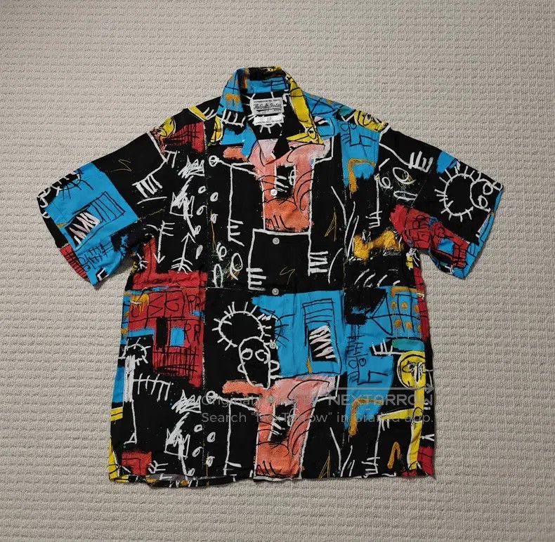 Wacko Maria Wacko Maria BASQUIAT HAWAIIAN SHIRT Size US M / EU 48-50 / 2 - 1 Thumbnail