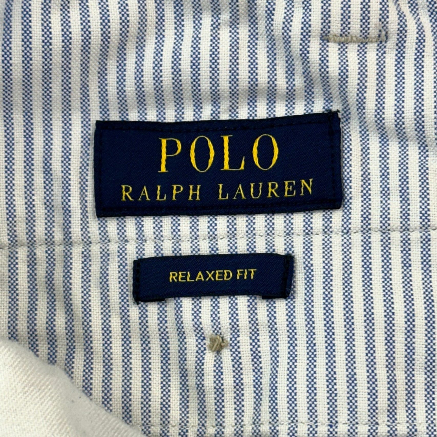 Polo Ralph Lauren Polo Ralph Lauren Pants Mens 38x34 38x33 Beige Relaxed Fit Flat Front Chino Size US M / EU 48-50 / 2 - 7 Thumbnail