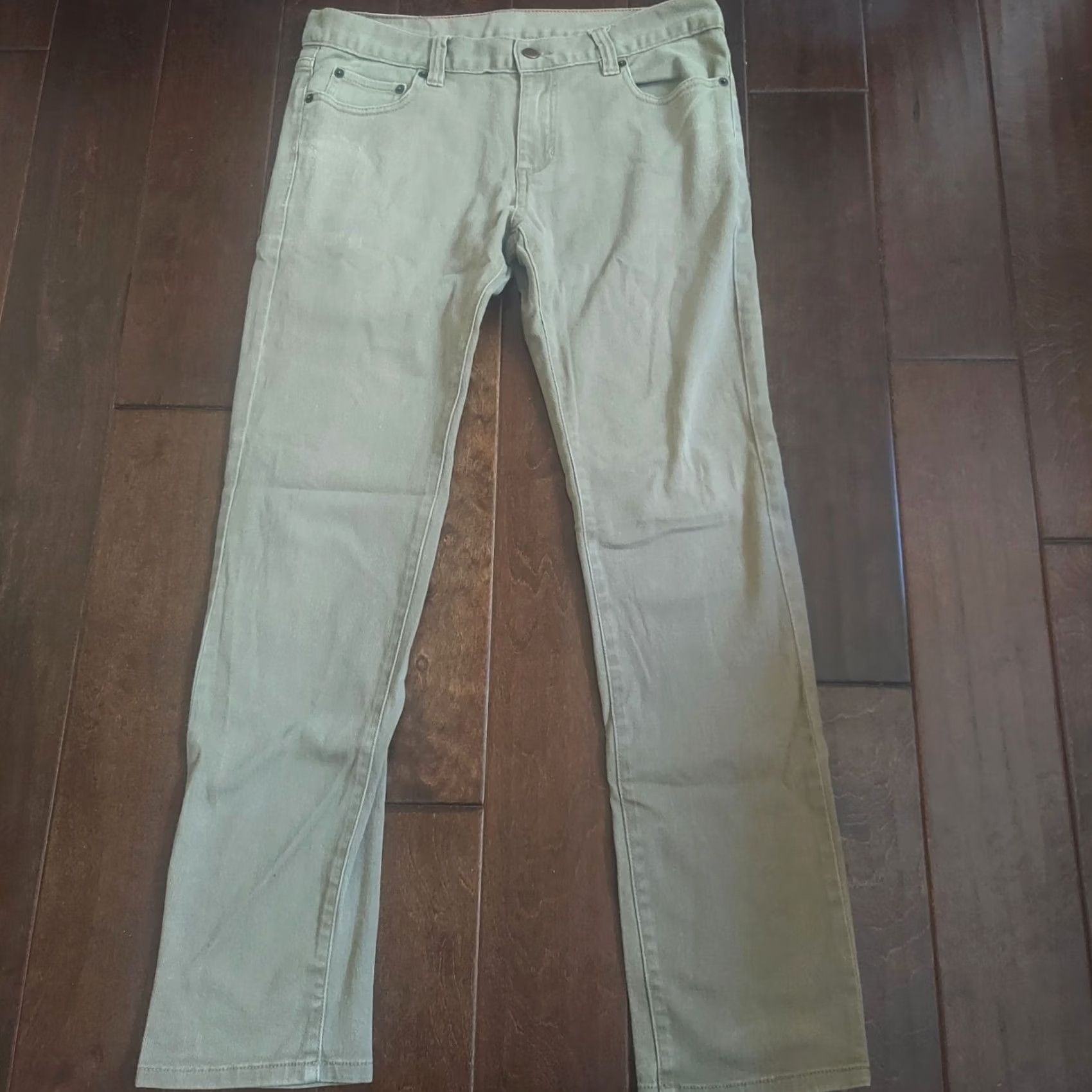 Vintage Active Revolt Jeans Men Slim Straight Gray 34 Regular Inseam 31 Cotton Spandex Slimming Style Straight B828 Size US 34 / EU 50 - 2 Thumbnail