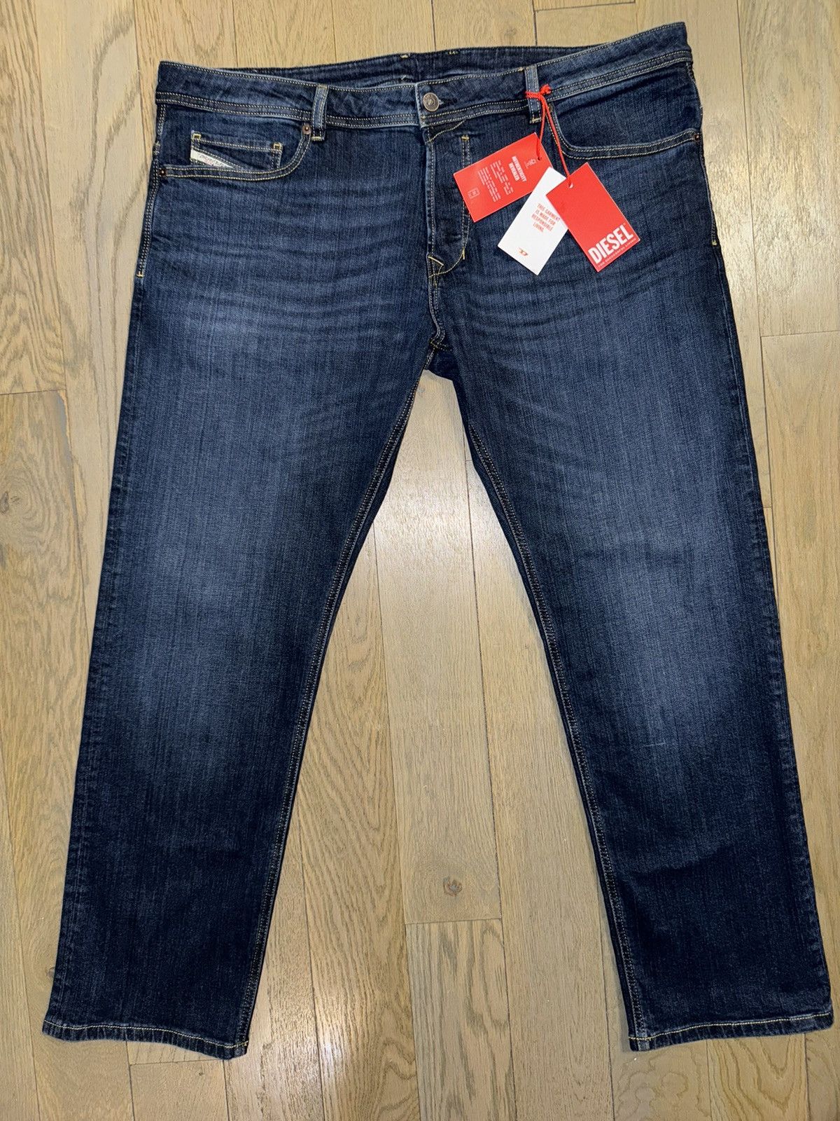 image of Diesel Denim in Washed Blue, Men's (Size 38)