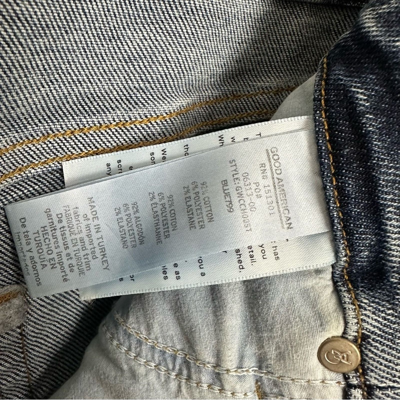 Good American Good American Good Crop Jeans Distressed Medium Wash Size 6 Size 28" / US 6 / IT 42 - 12 Thumbnail