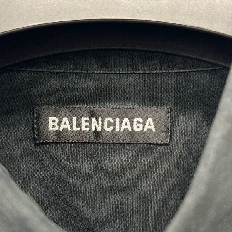 Balenciaga Balenciaga size 39 Black embroidered coke long sleeve shir Size US XS / EU 42 / 0 - 4 Thumbnail