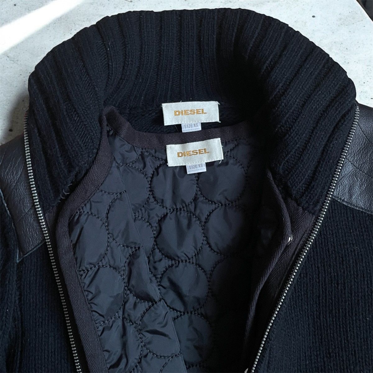 Diesel × Japanese Brand AvantGarde Y2K Japanese Vintage Knit Black Sweater Diesel Size XS / US 0-2 / IT 36-38 - 3 Thumbnail