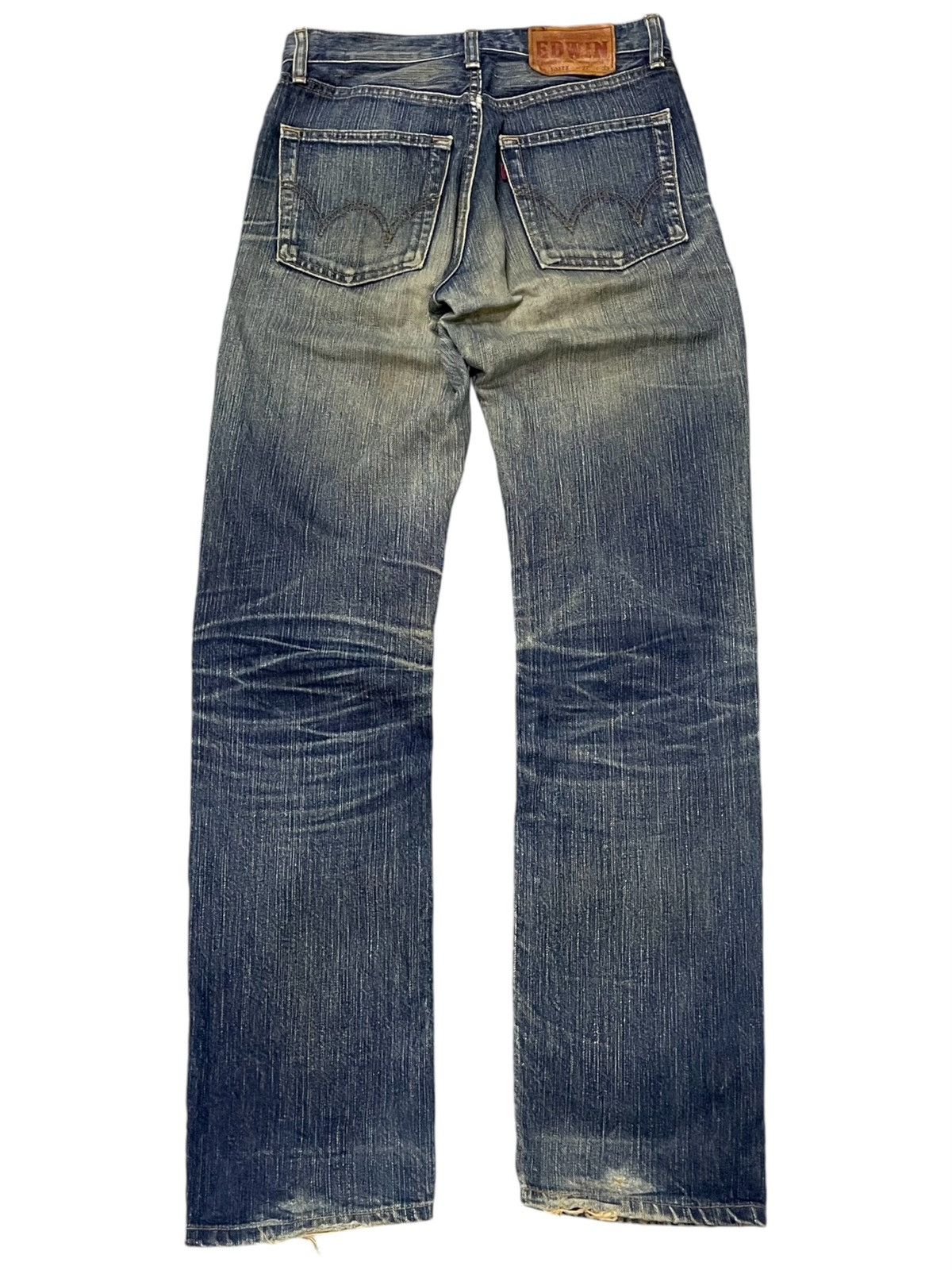 Edwin × Hysteric Glamour Edwin 503z Mud Wash Distressed Jeans Size US 27 - 2 Thumbnail