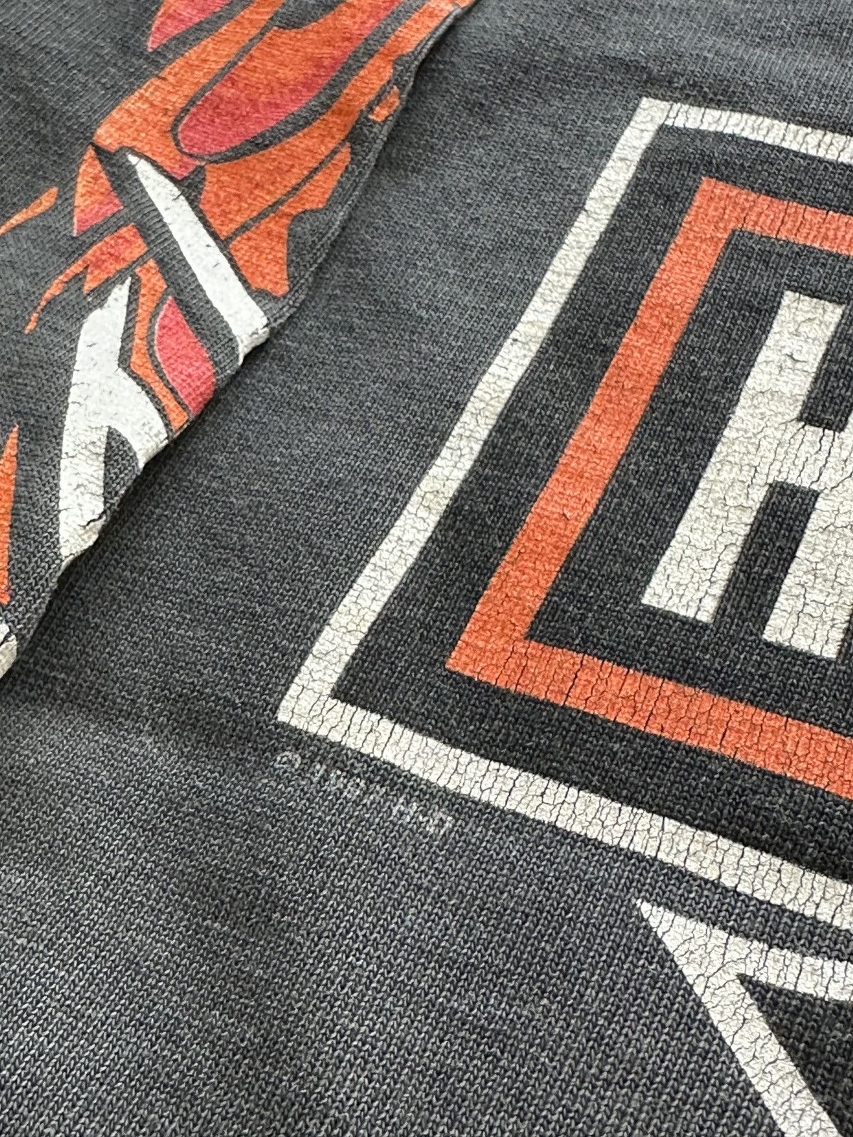 Harley Davidson Vintage Harley-Davidson Flame Long Sleeve T-Shirt 1997 Size US M / EU 48-50 / 2 - 3 Thumbnail