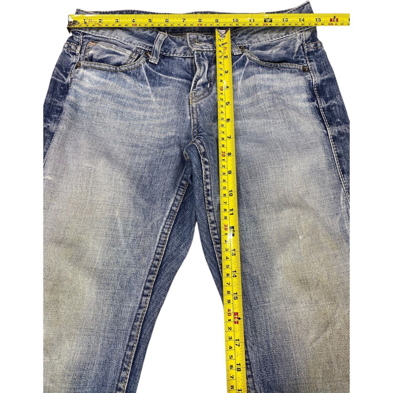 Japanese Brand Japanese Brand Faded Blue Wash Style Loose Jeans Size US 30 / EU 46 - 5 Thumbnail