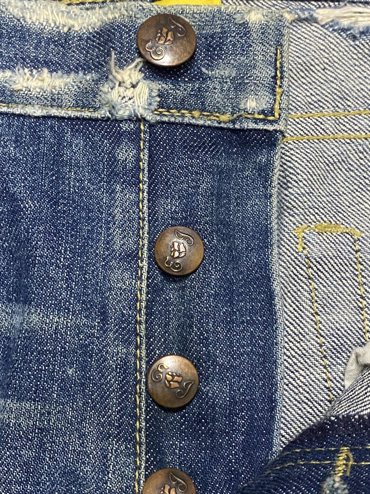 Earl Jeans Earl Jean Western Rare Distressed Seditionary Flare jeans Size US 32 / EU 48 - 15 Thumbnail