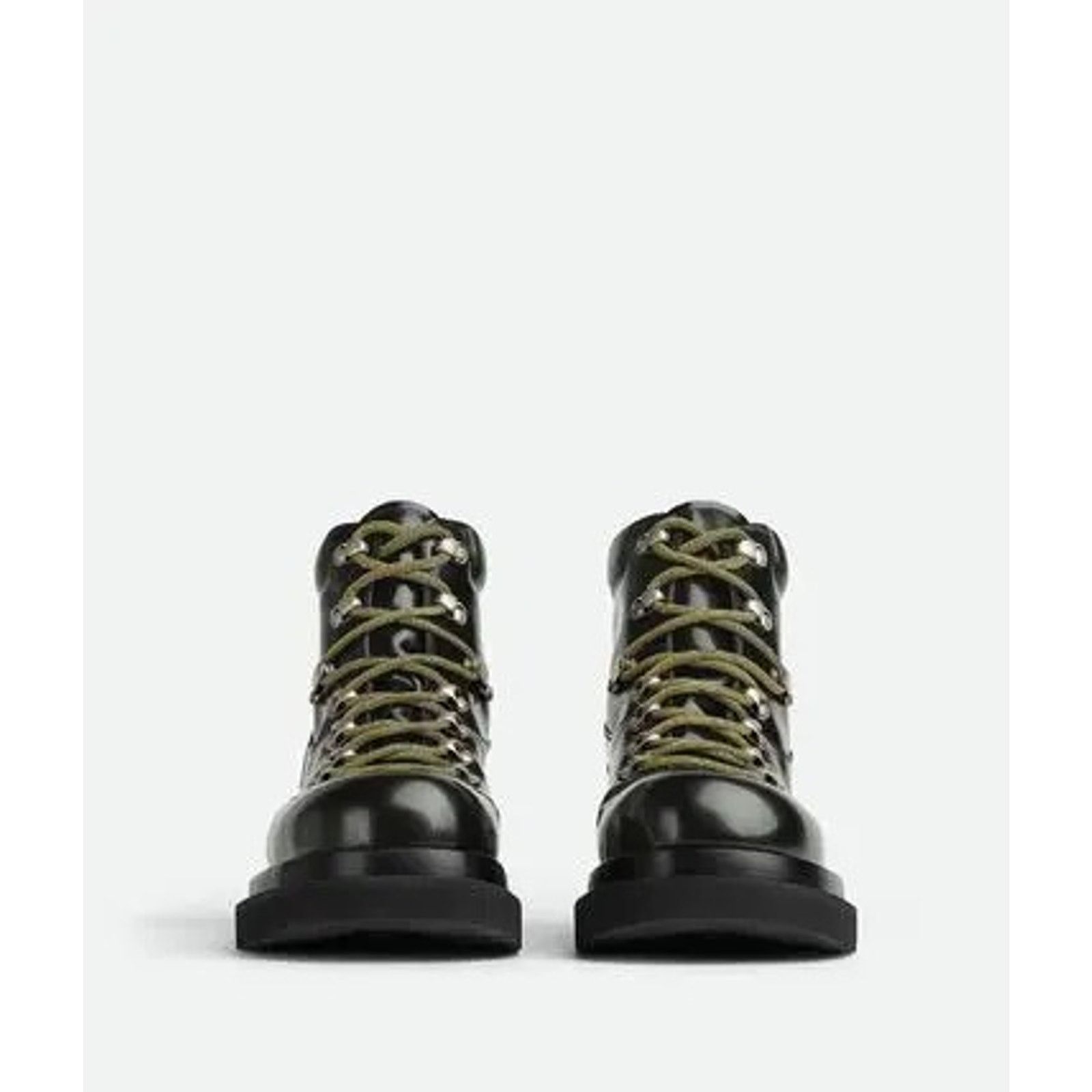Bottega Veneta o1rshd1 Q:2 / Lug Hiking Ankle Boots in Dark Green Size US 12 / EU 45 - 3 Thumbnail