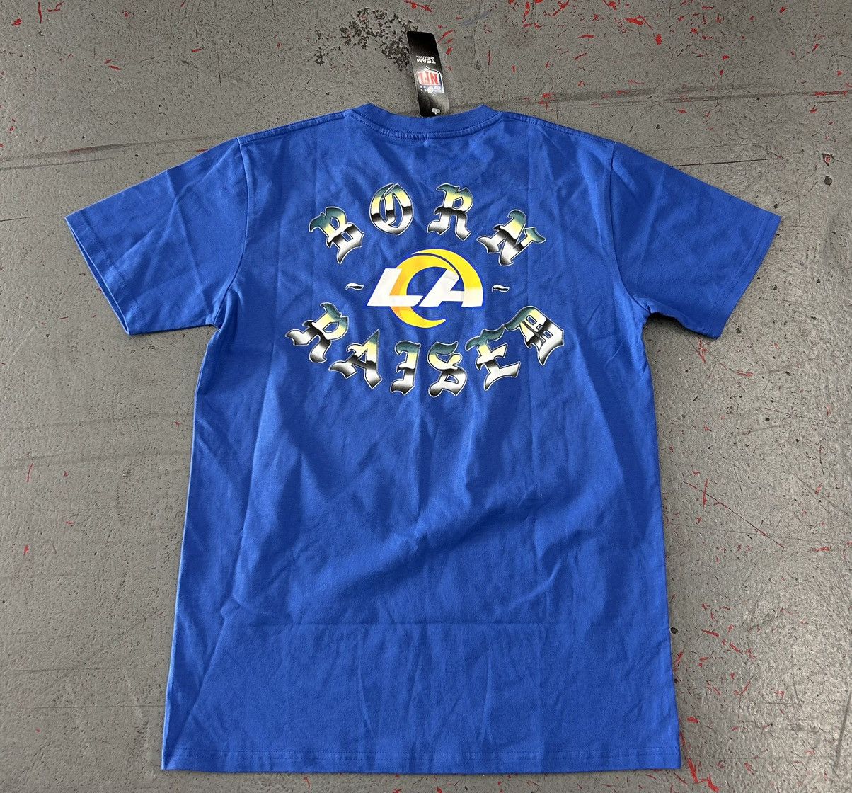 Born x Raised Los Angeles Rams T shirt Size Medium NEW